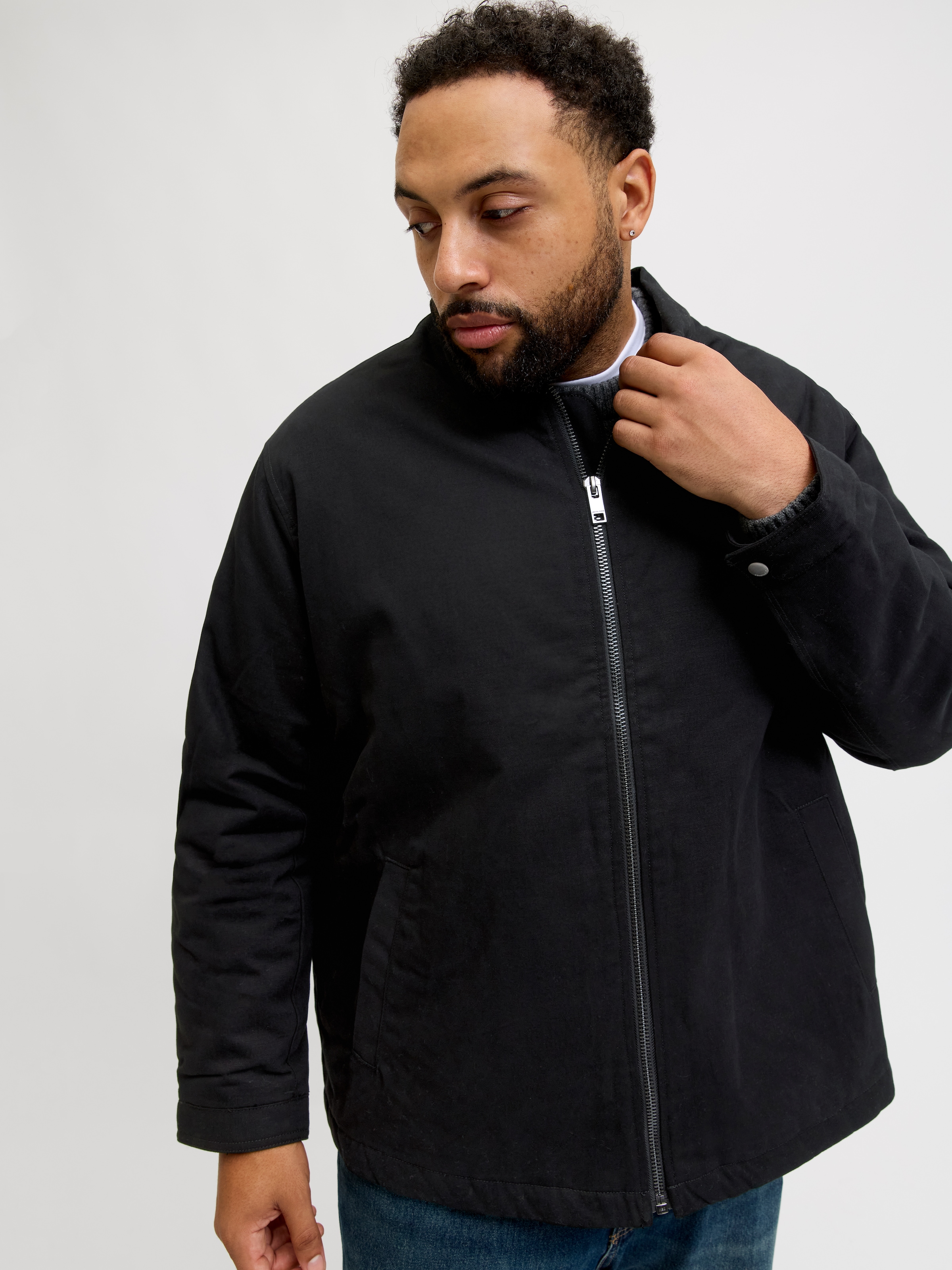Jack & Jones PlusSize Veste d'extérieur »JJEDOVER WORKER JACKET SN PLS« ohne Kapuze