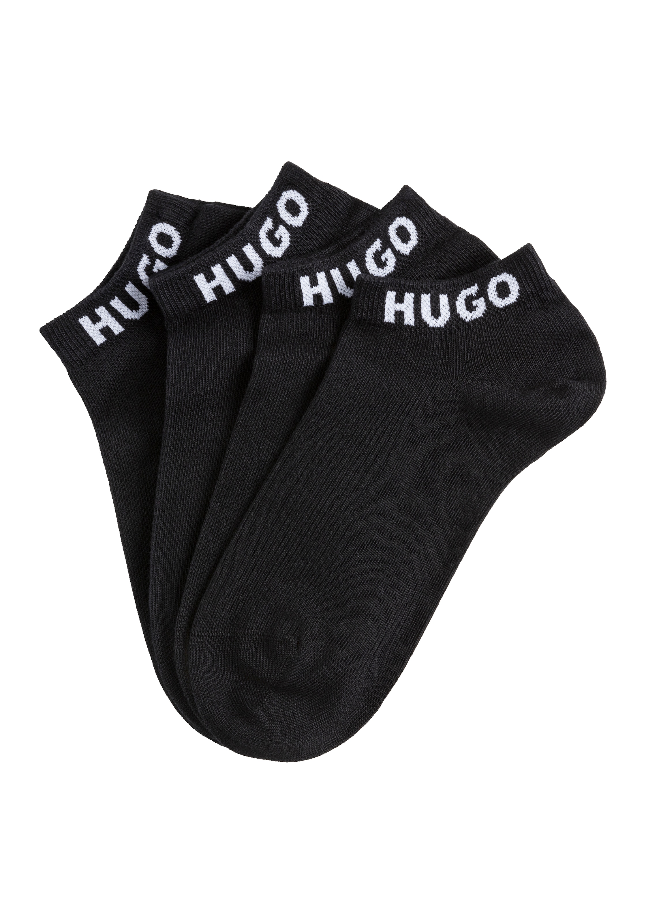 Image of HUGO Underwear Socken "3P AS UNI CC W" Packung, 3er, 3 Stk. tlg. mit kontrastfarbenen Logoschriftzug