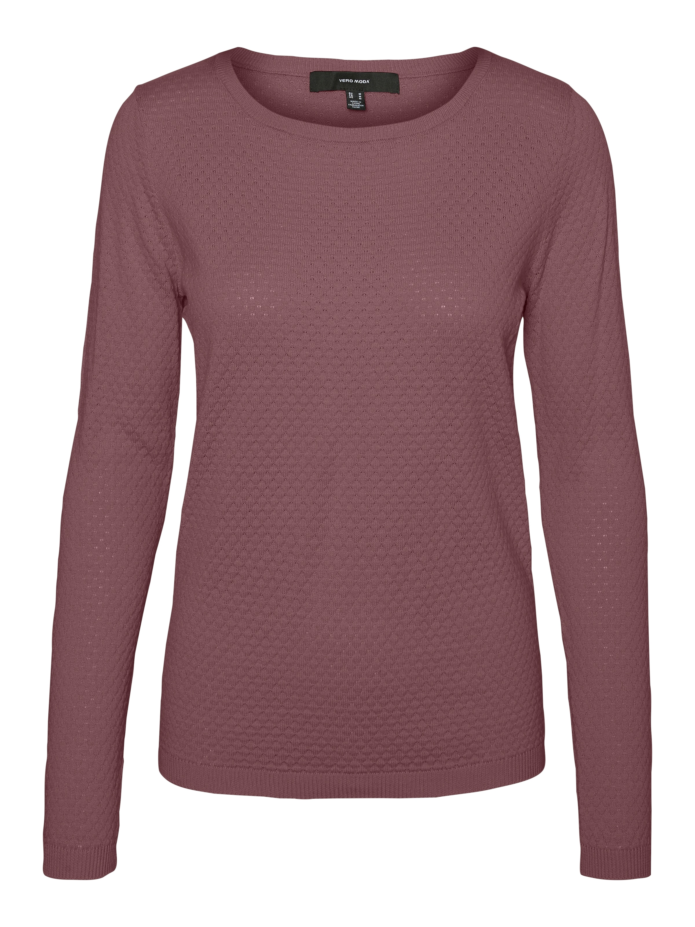 Vero Moda Rundhalspullover »VMCARE STRUCTURE LS O-NECK BLOU NOOS«