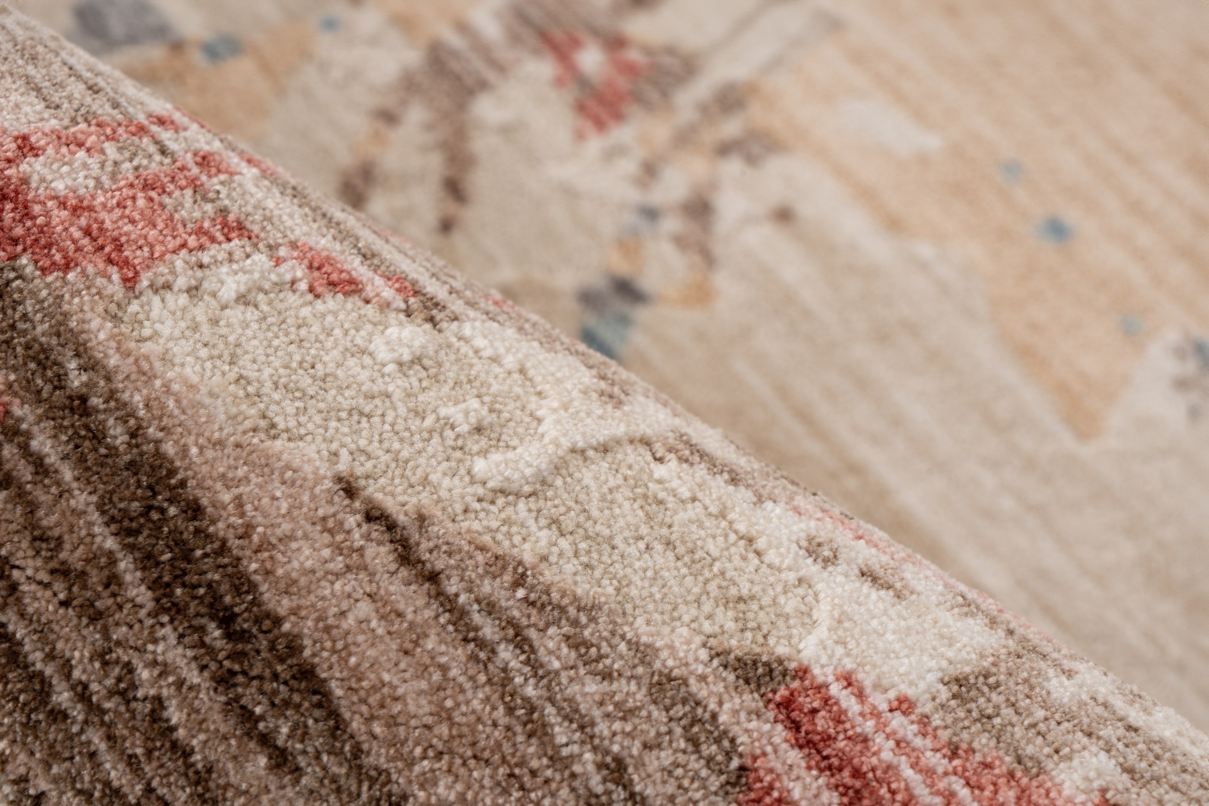 Kayoom Tapis »Fissy 525« Rectangulaire 10 mm Höhe Kurzflor, Wohnzimmer