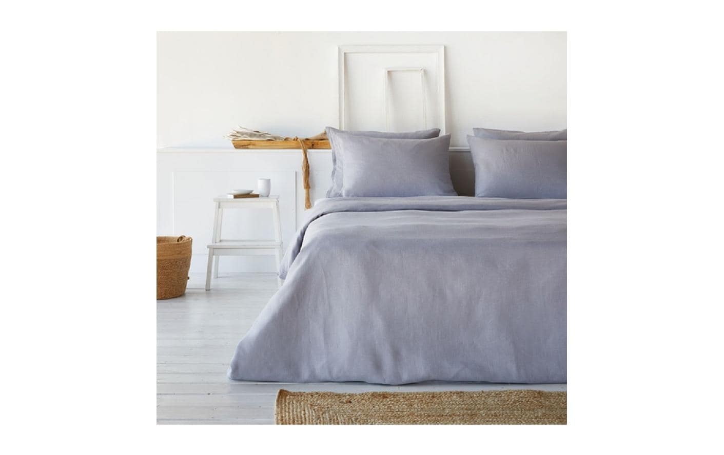 Bettbezug »Living Home Linn 200x210cm Grau«, (1 St.)