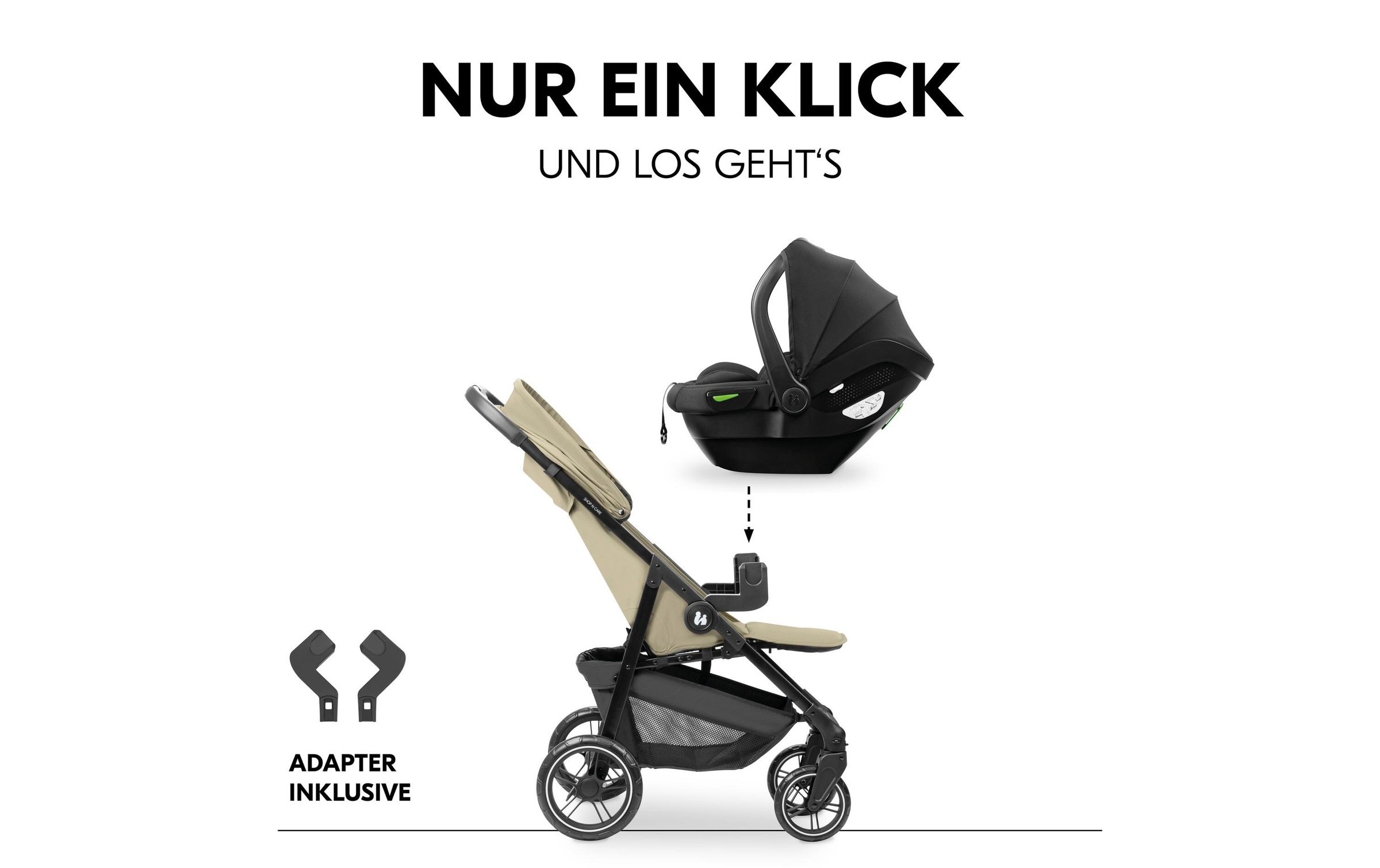Hauck Poussette pour enfants »Shop N Care Travel Set« 25 kilos