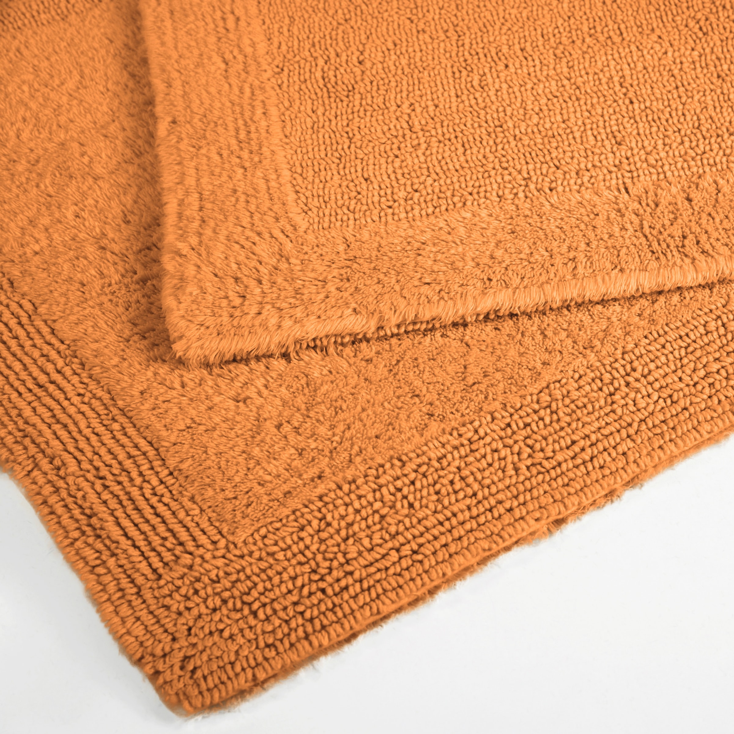 my home Badematte »Kapra, Badvorleger, Badezimmer Teppich«, beidseitig nutzbar-fussbodenheizungsgeeignet-strapazierfähig, mit Bordüre, Badteppich, Badematte, Baumwolle