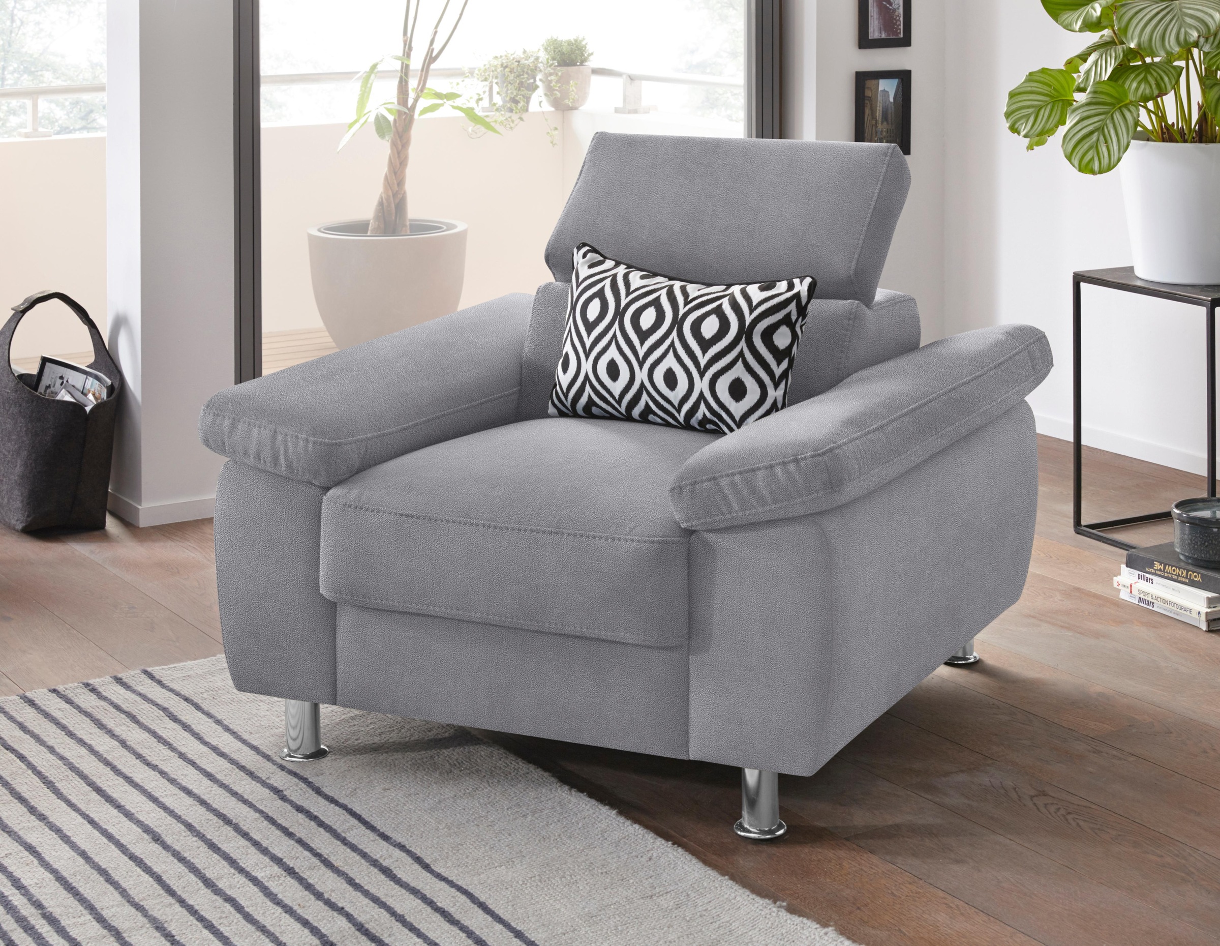 Image of Nova Via Sessel »Lasse«, passend zur Serie "Lasse", wahlweise mit Aqua Clean Stoff für leichte Reinigung mit Wasser bei Ackermann Versand Schweiz