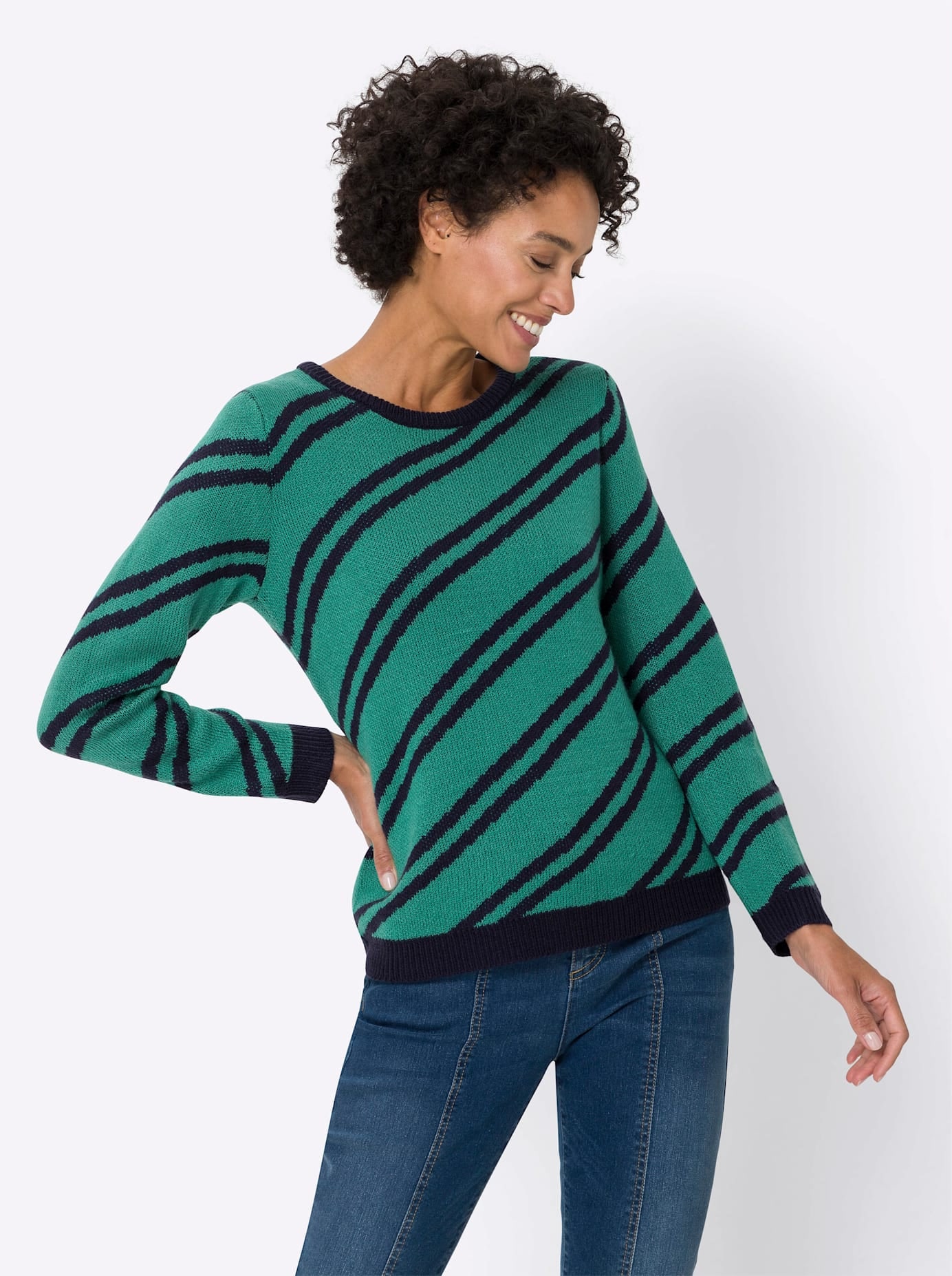 Classic Basics Pull en tricot »Streifenpullover«