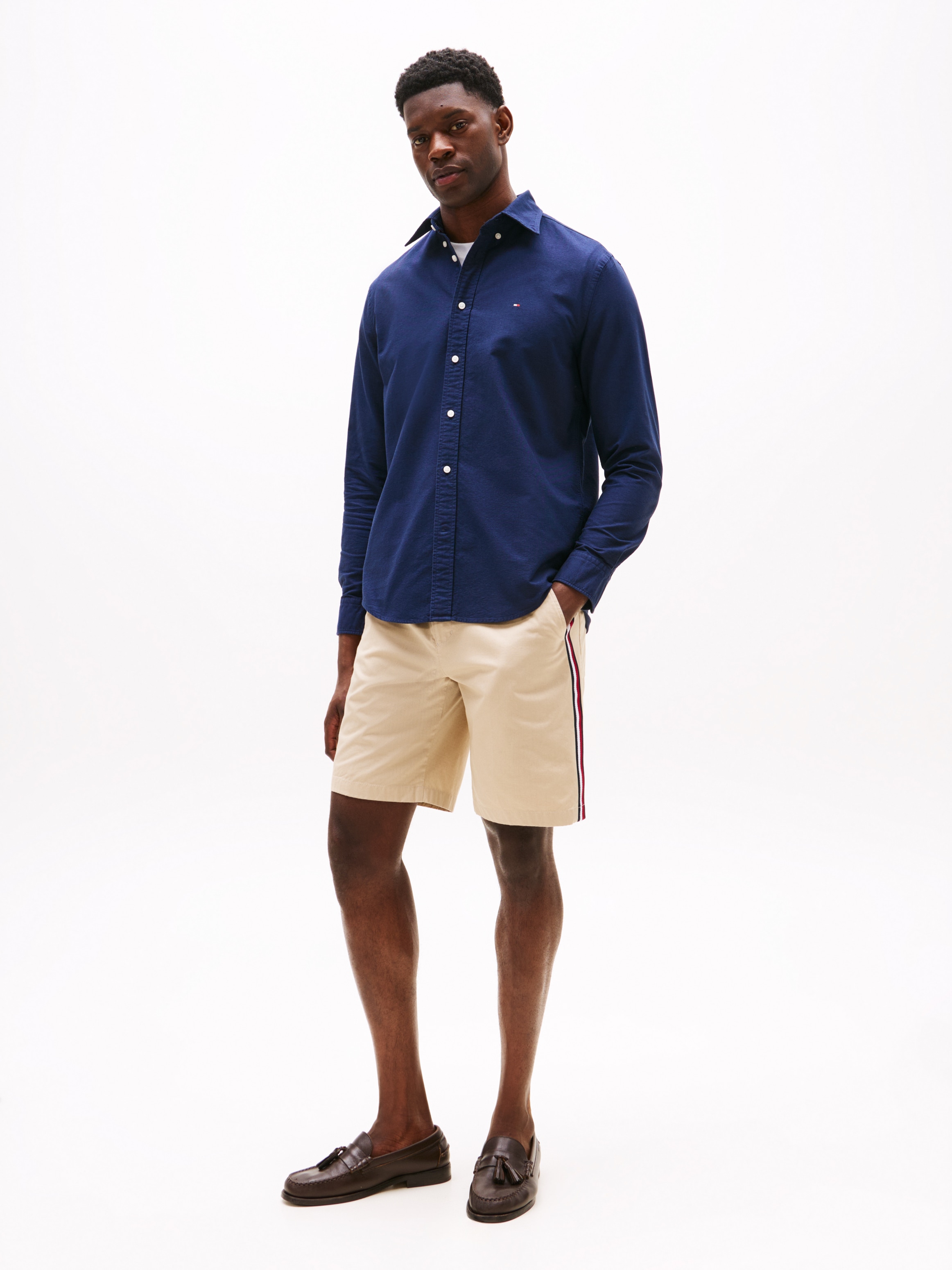 Tommy Hilfiger Langarmhemd »SOLID HERITAGE OXFORD RF SHIRT«