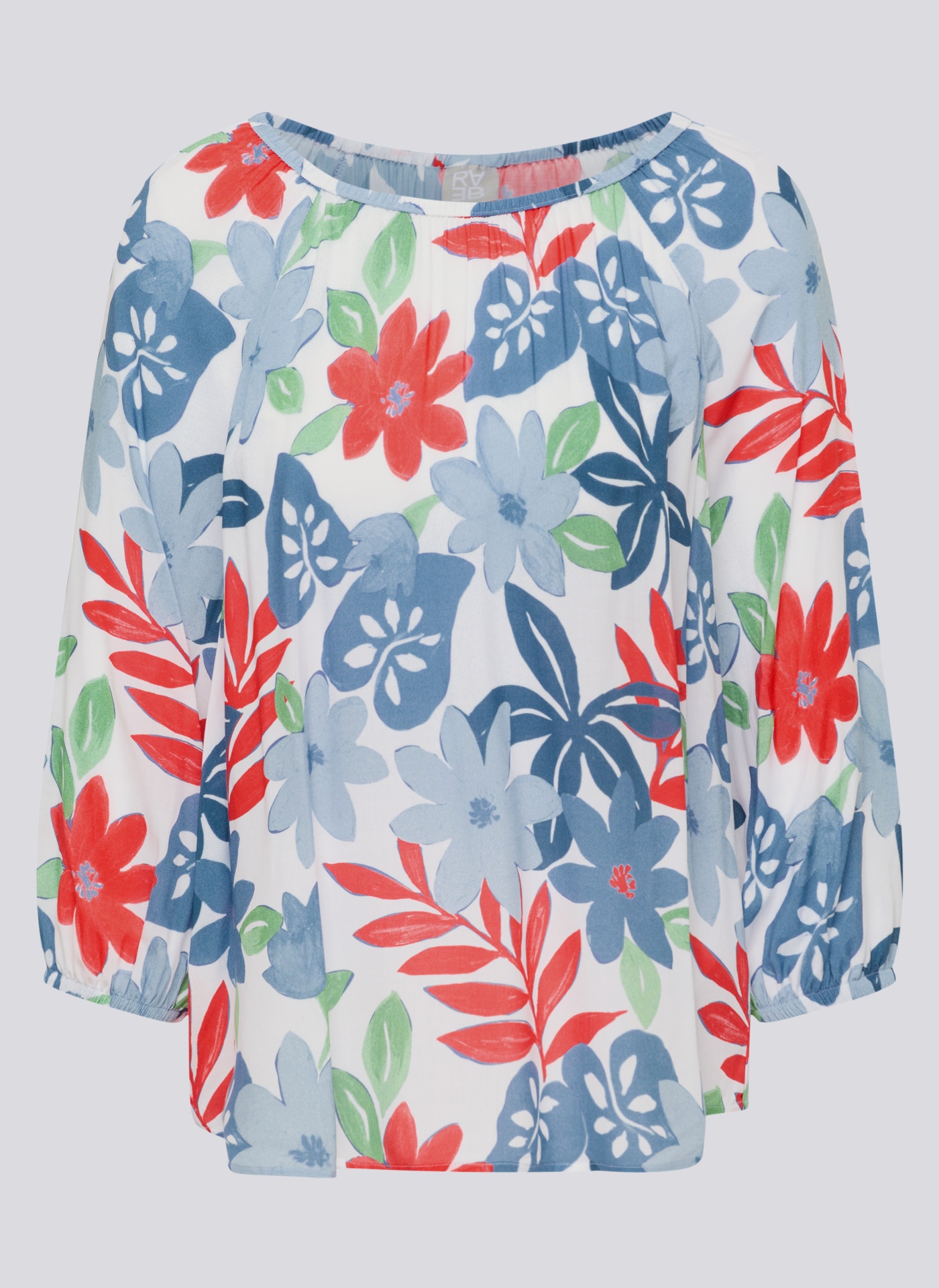 Rabe Blouse classique mit All-Over Print
