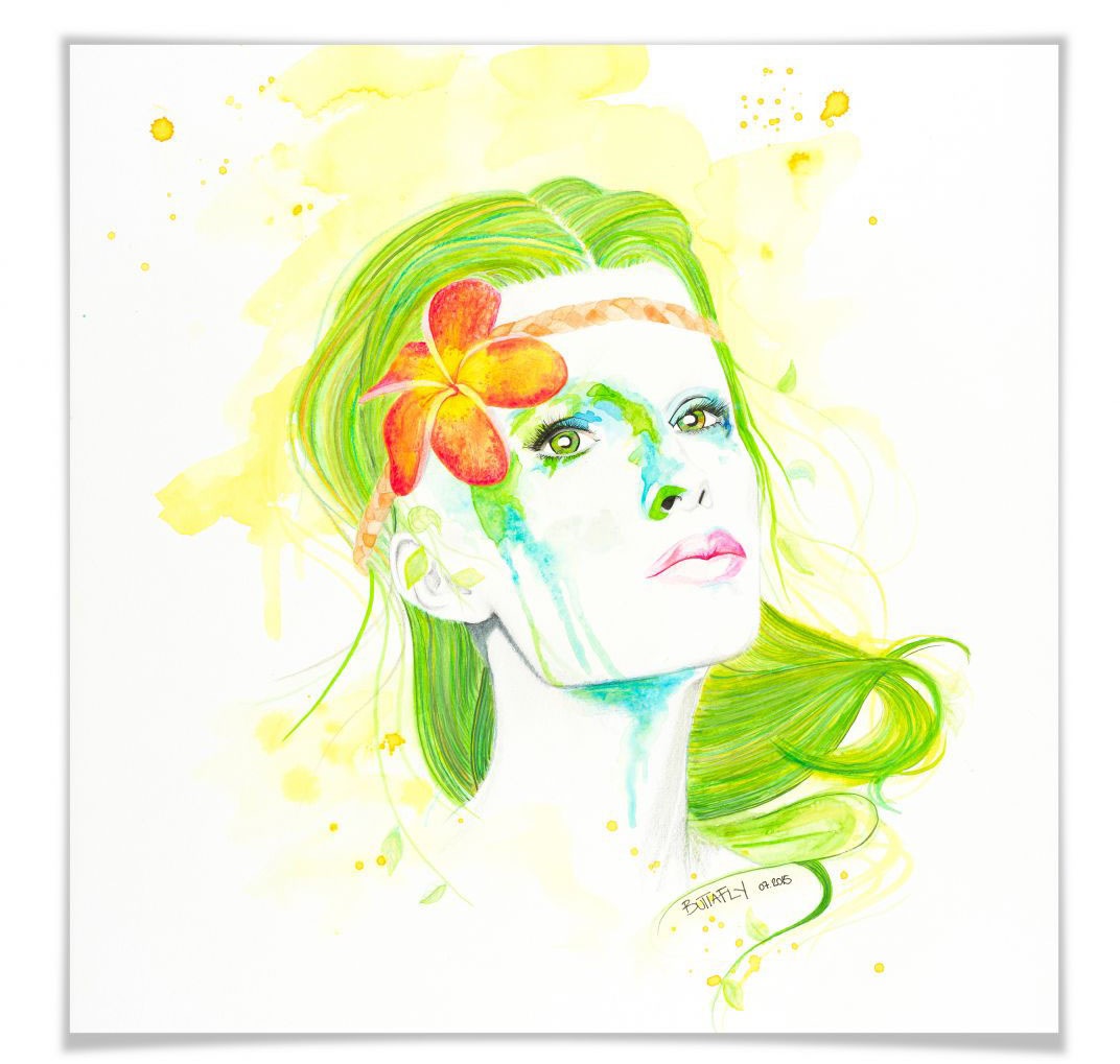 Image of Wall-Art Poster »Natural Girl«, Menschen, (1 St.), Poster, Wandbild, Bild, Wandposter bei Ackermann Versand Schweiz