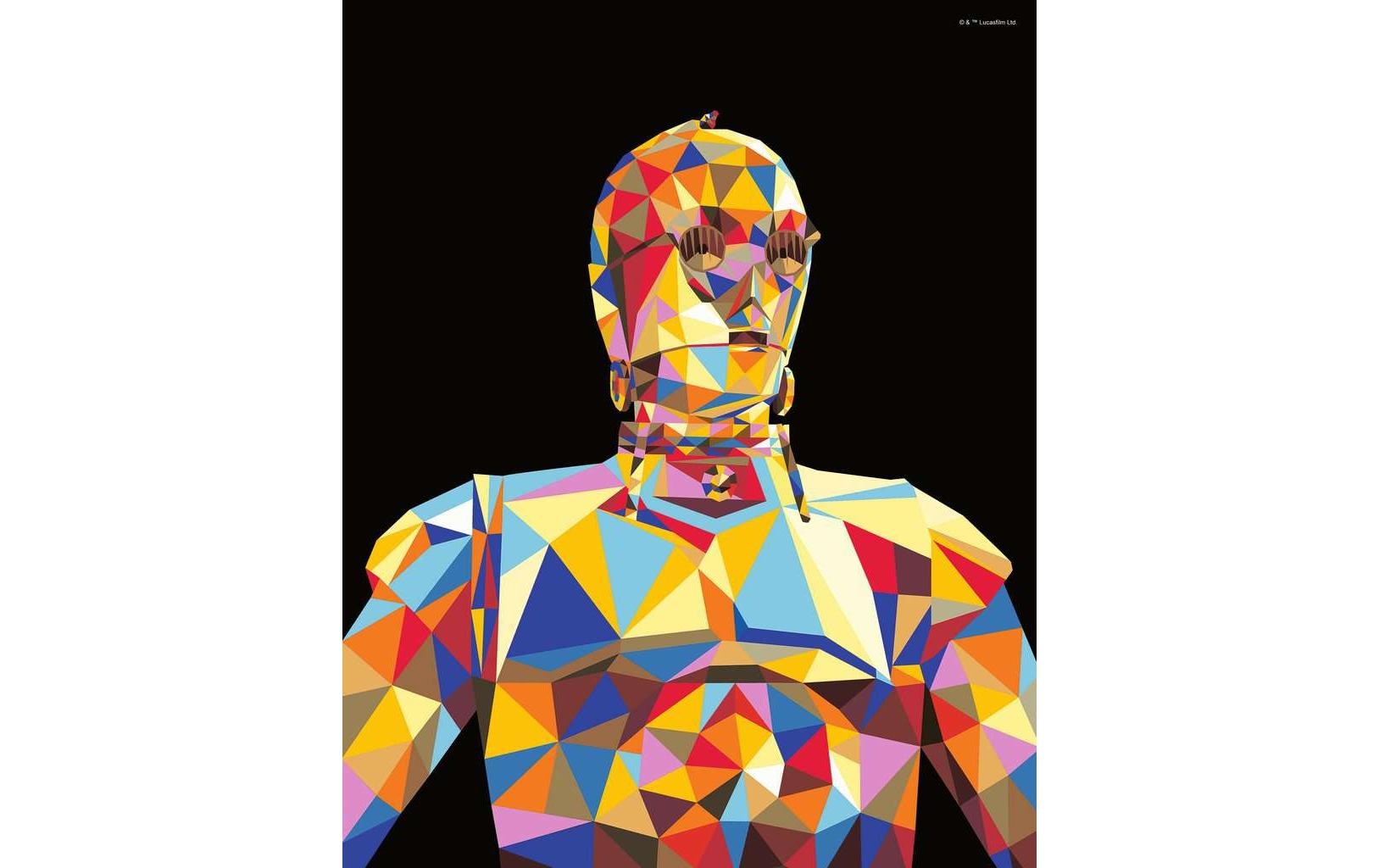 Ravensburger Malen nach Zahlen »CreArt – Star Wars – C-3PO«, Mit ausführlicher Malanleitung und Vorlageblatt