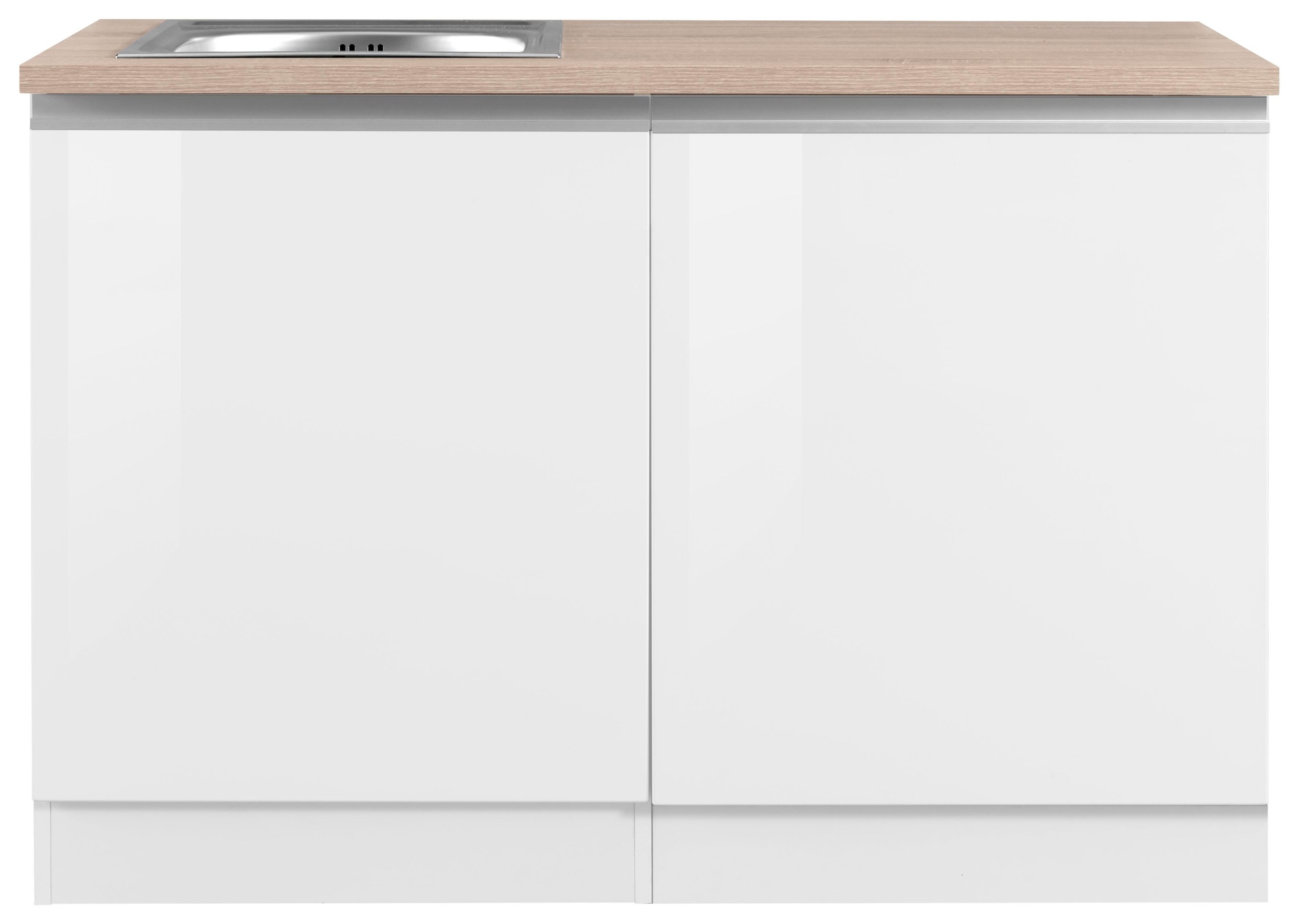 Image of KOCHSTATION Spülenschrank "KS-Ohio" Breite 120 cm, mit Tür/Sockel für Geschirrspüler