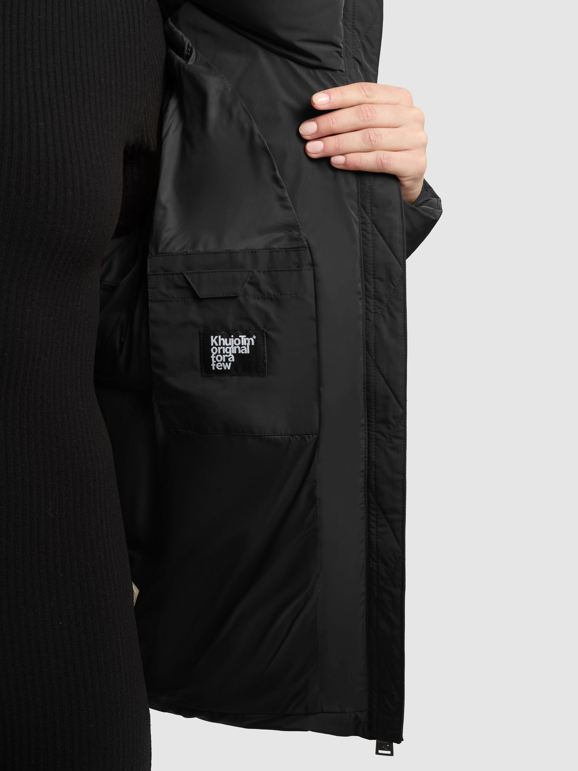 khujo Steppjacke »ONO2« mit Kapuze Loose Fit