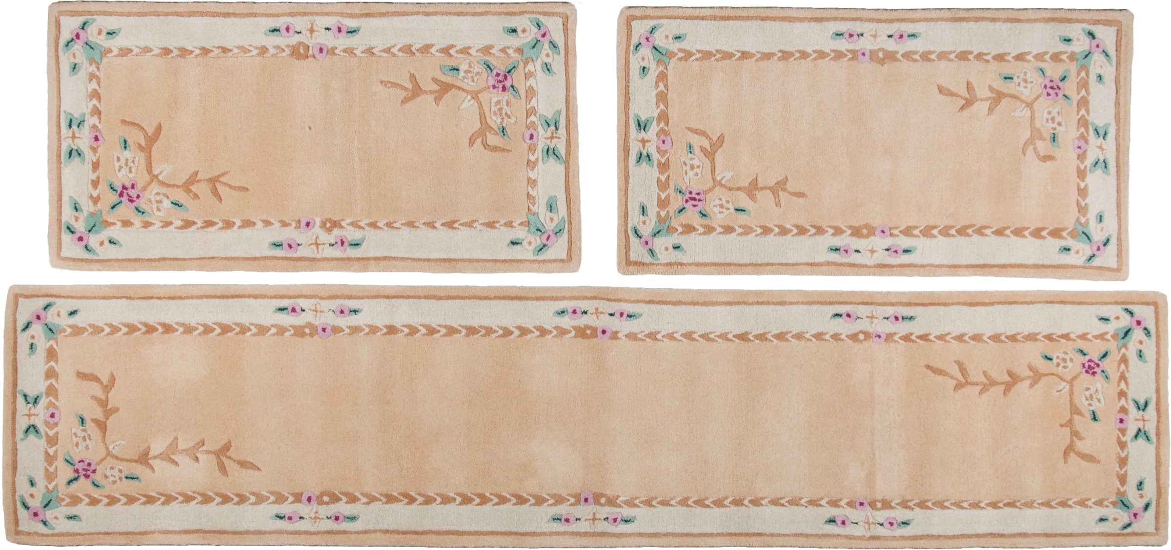 THEKO Bettumrandung »Lifou«, (3 tlg.), Läufer-Set, Kurzflor, reine Schurwolle,... kaufen