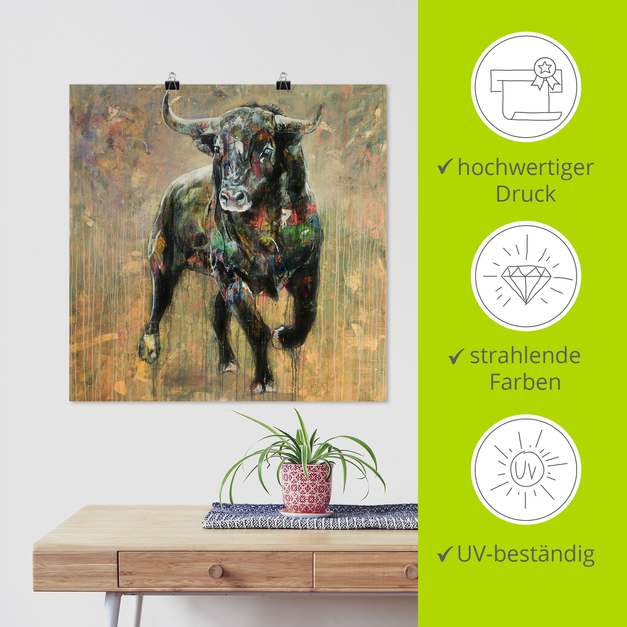 Artland Wandbild »Der Moment der Entscheidung« 1 Stk. tlg. als Alubild, Leinwandbild, Poster, Wandaufkleber in verschied. Grössen