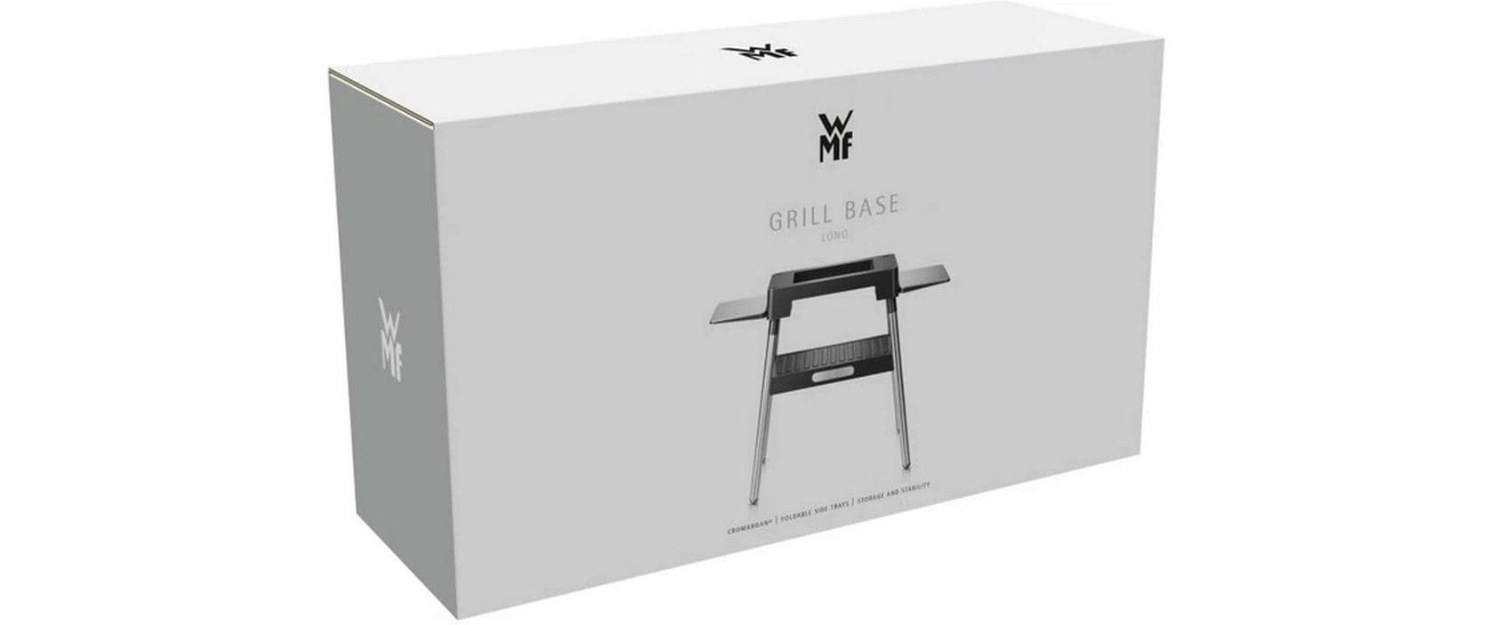 WMF Pied de barbecue »Standfuss 0415890011 Lono Master« stabil, kompakt, Premium-Design, hochwertiger Cromargan Edelstahl