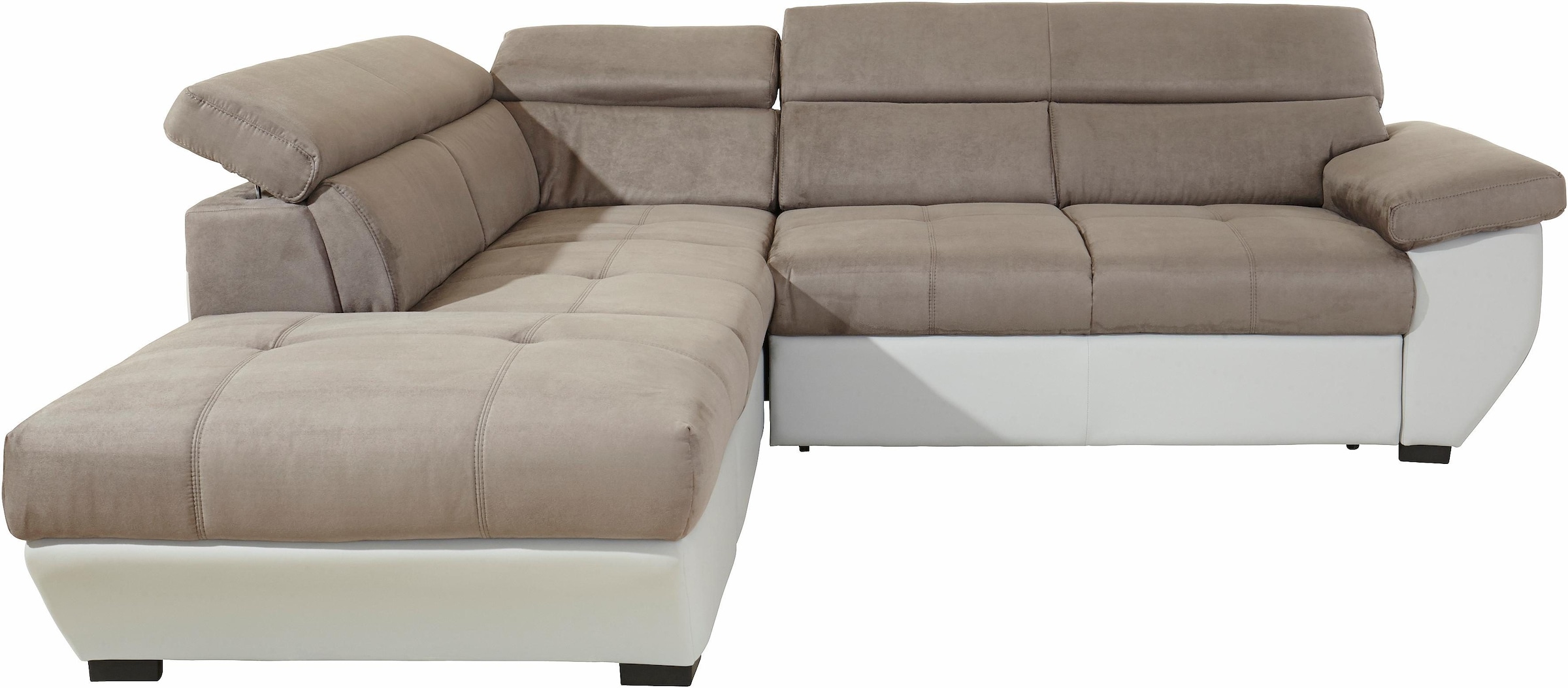 COTTA Ecksofa »Speedway L-Form«, mit Kopfteilverstellung, wahlweise mit Bettfunktion & Bettkasten