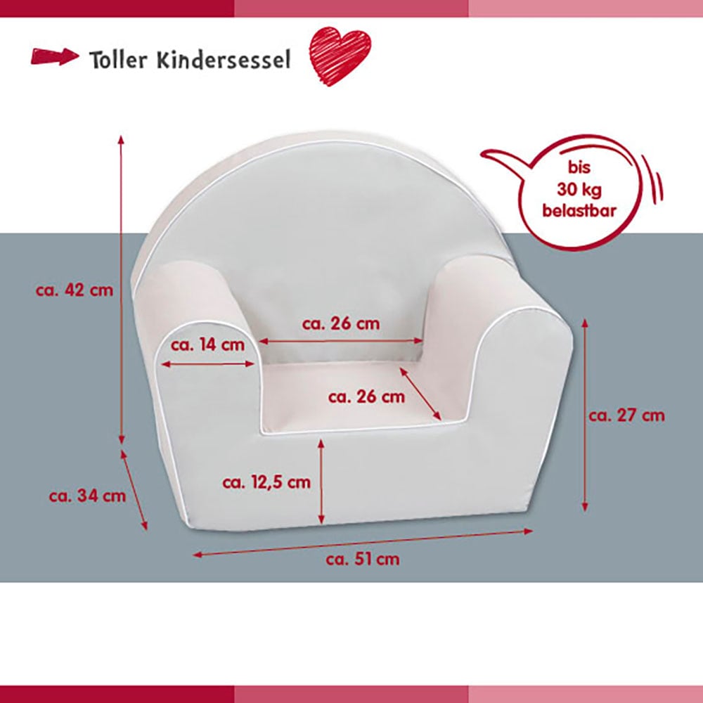 Knorrtoys® Sessel »Babies and the bear« für Kinder; Made in Europe