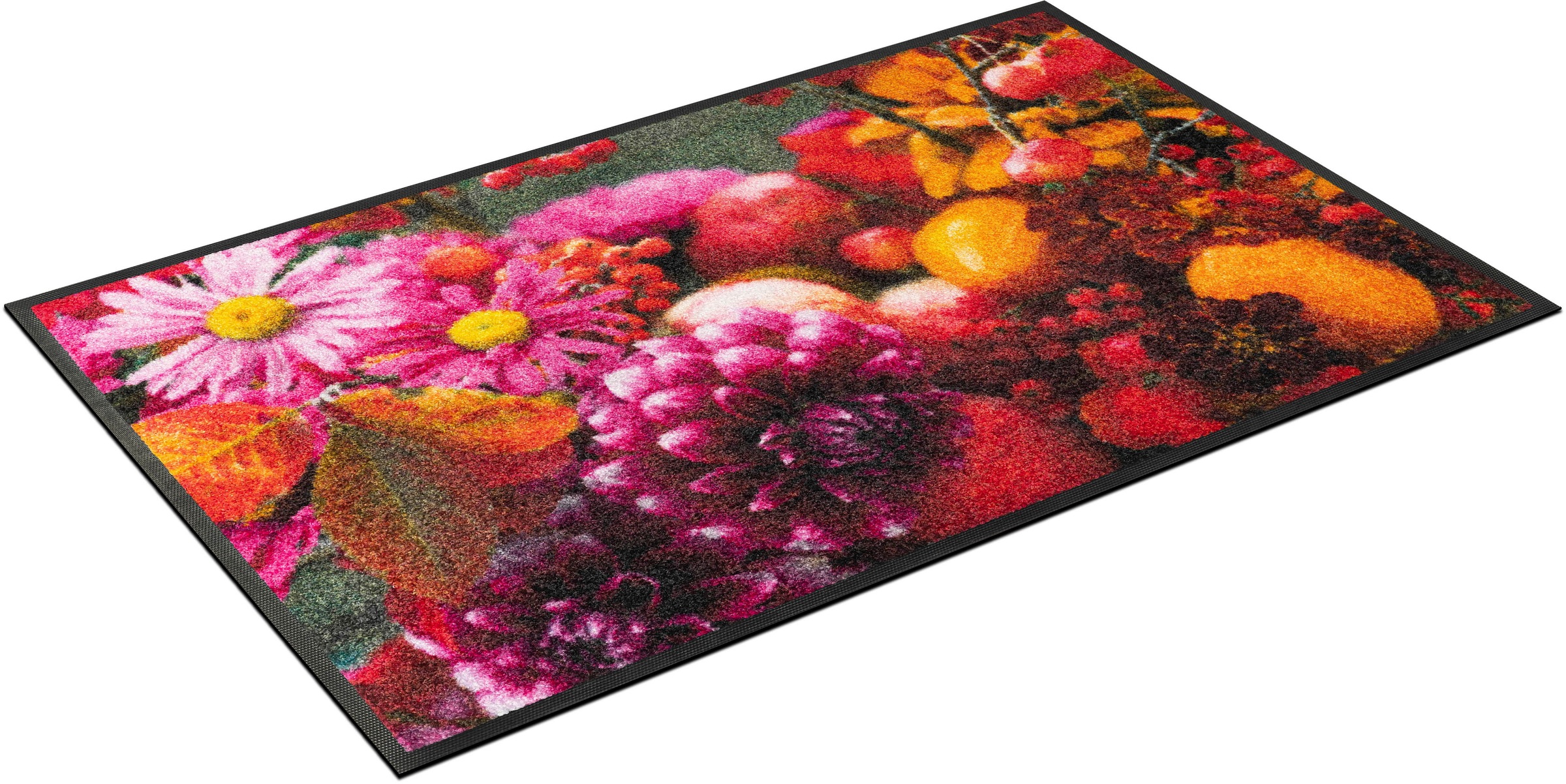 Image of wash+dry by Kleen-Tex Fussmatte »Florecillas«, rechteckig, 7 mm Höhe, Schmutzfangmatte, rutschhemmend, In- und Outdoor geeignet, waschbar bei Ackermann Versand Schweiz
