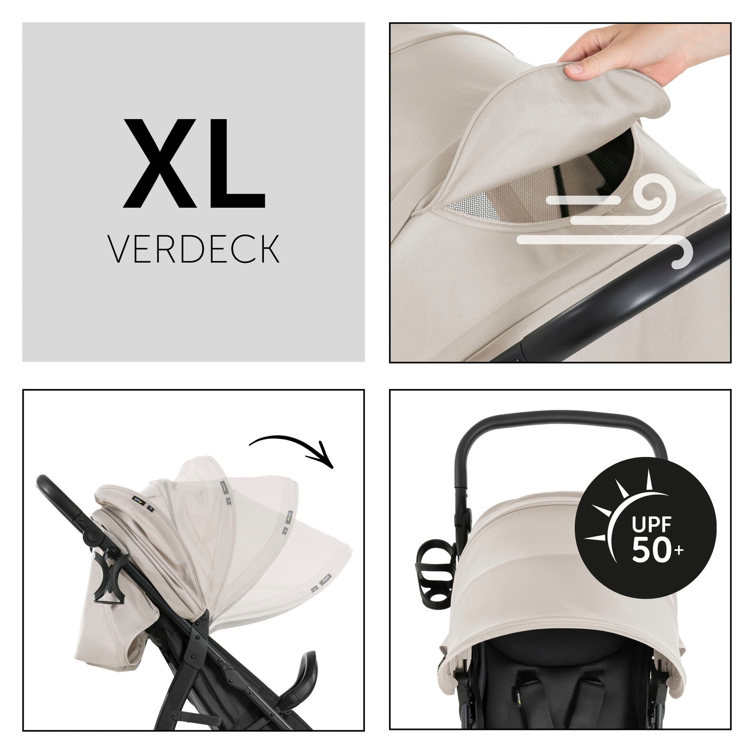 Hauck Poussette pour enfants »Rapid 4D« 25 kilos belastbar bis 22 kg