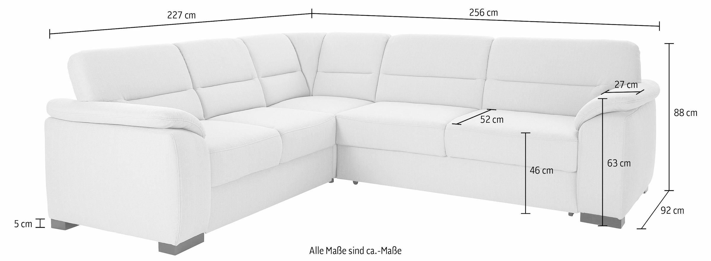 sit&more Ecksofa »Montego«, und wahlweise bequem Schubkasten Bettfunktion kaufen mit