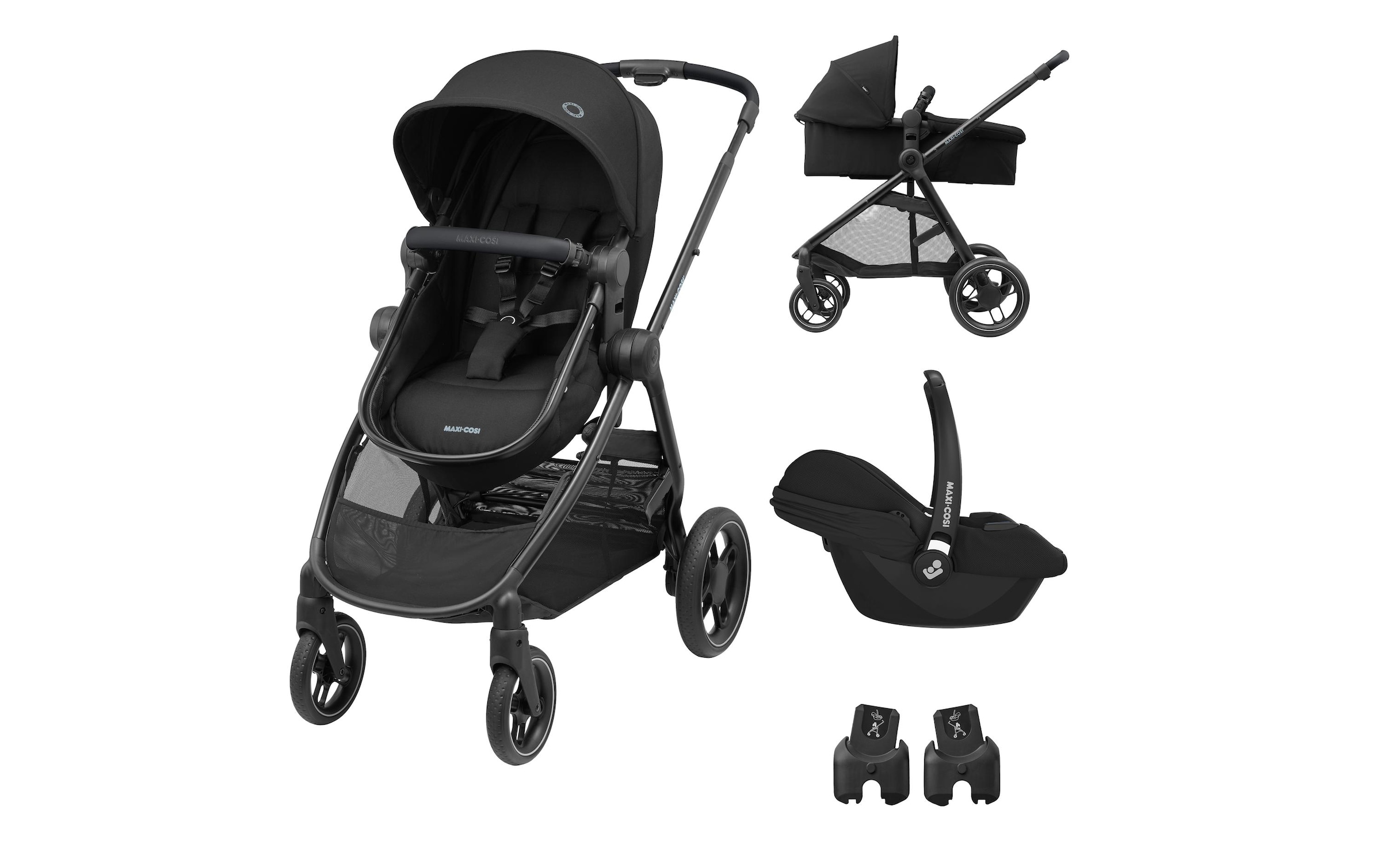 Kombi-Kinderwagen »Zelia 3 Black«, 22 kg