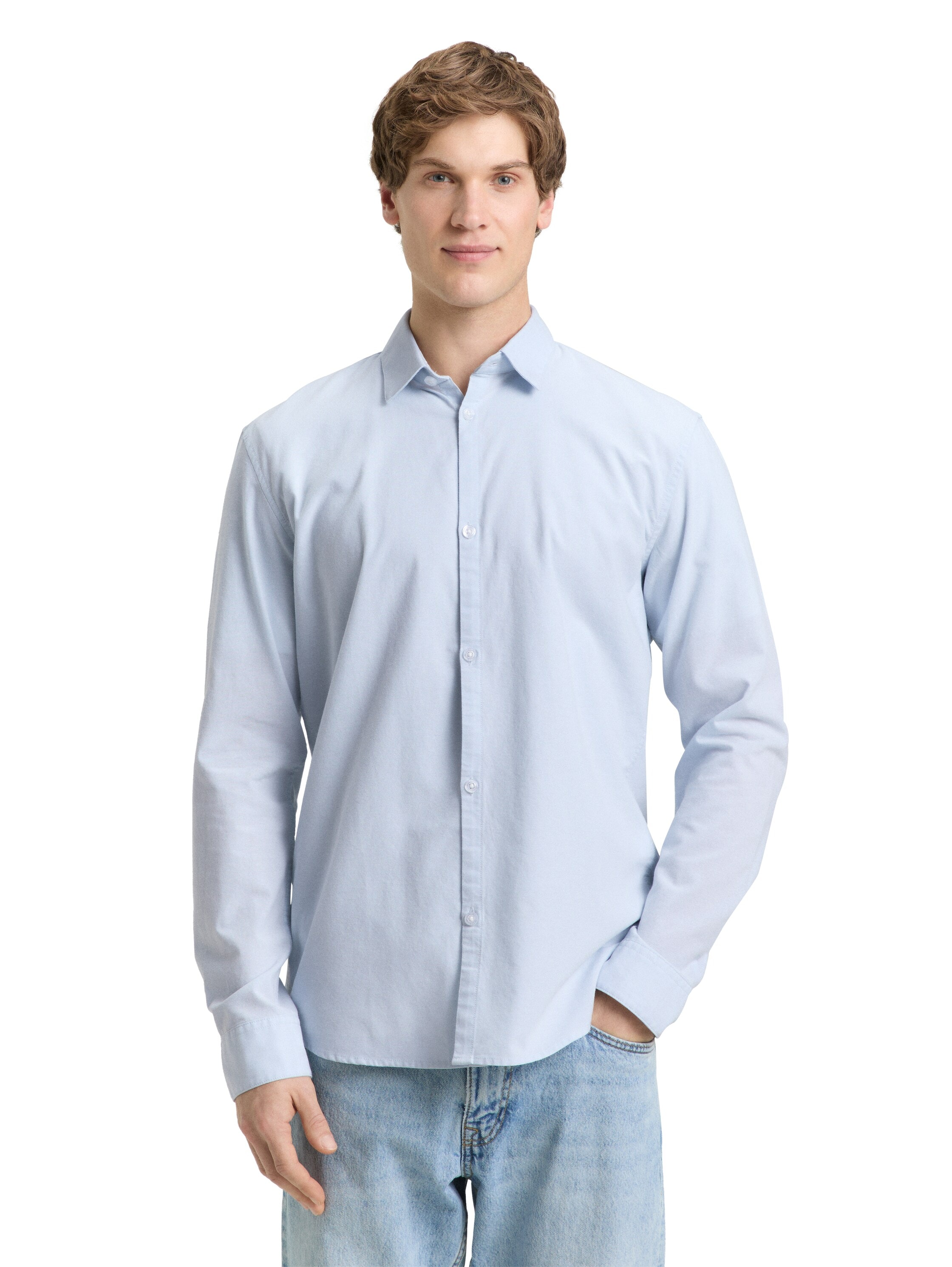 TOM TAILOR Denim Chemise à manches longues mit Knopfleiste