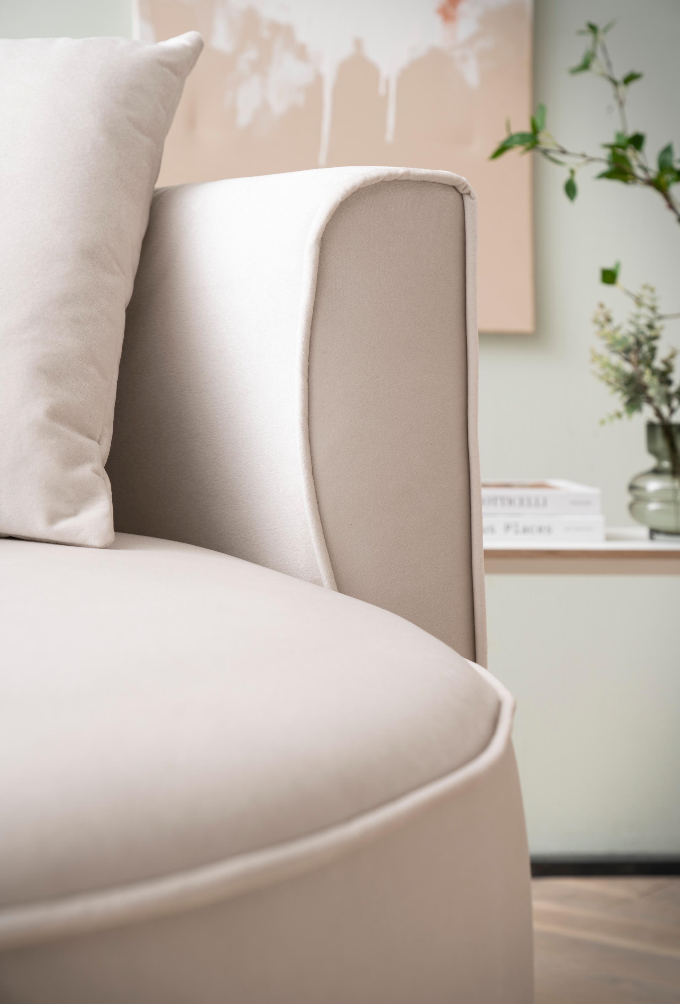 LeGer Home by Lena Gercke XXL-Sessel »Isalie, Lesesessel, Loveseat, inklusive Zierkissen«, extra grosse Sitzfläche, optional mit Hocker, moderne Farben