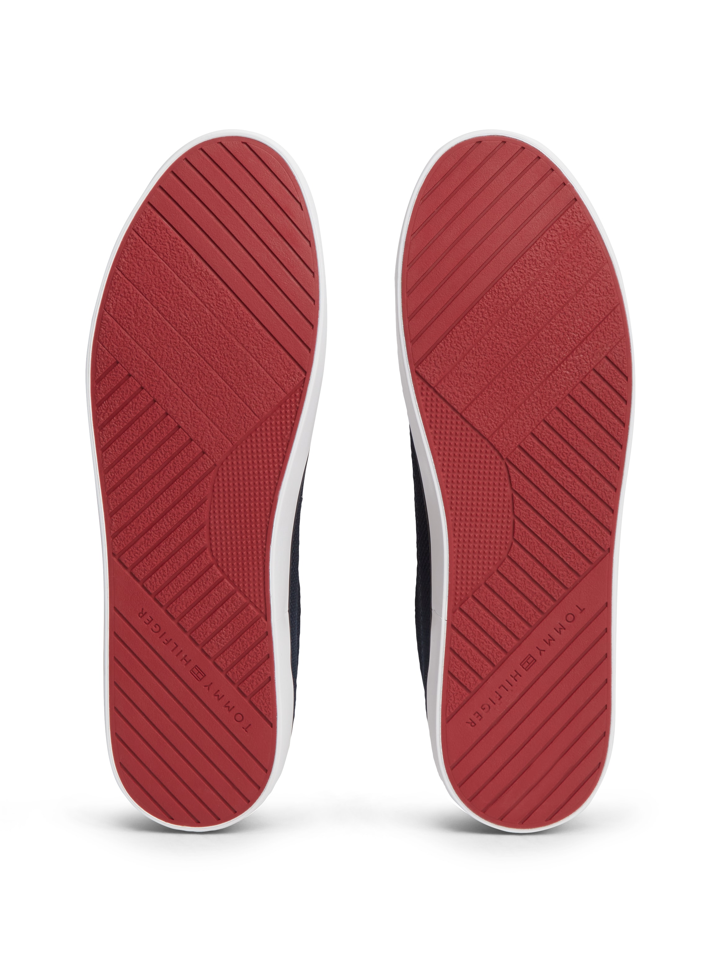 Tommy Hilfiger Sneaker »TH HI VULC CORE LOW SUMMER MESH«  Freizeitschuh, Halbschuh, Schnürschuh mit Kontrastbesätzen