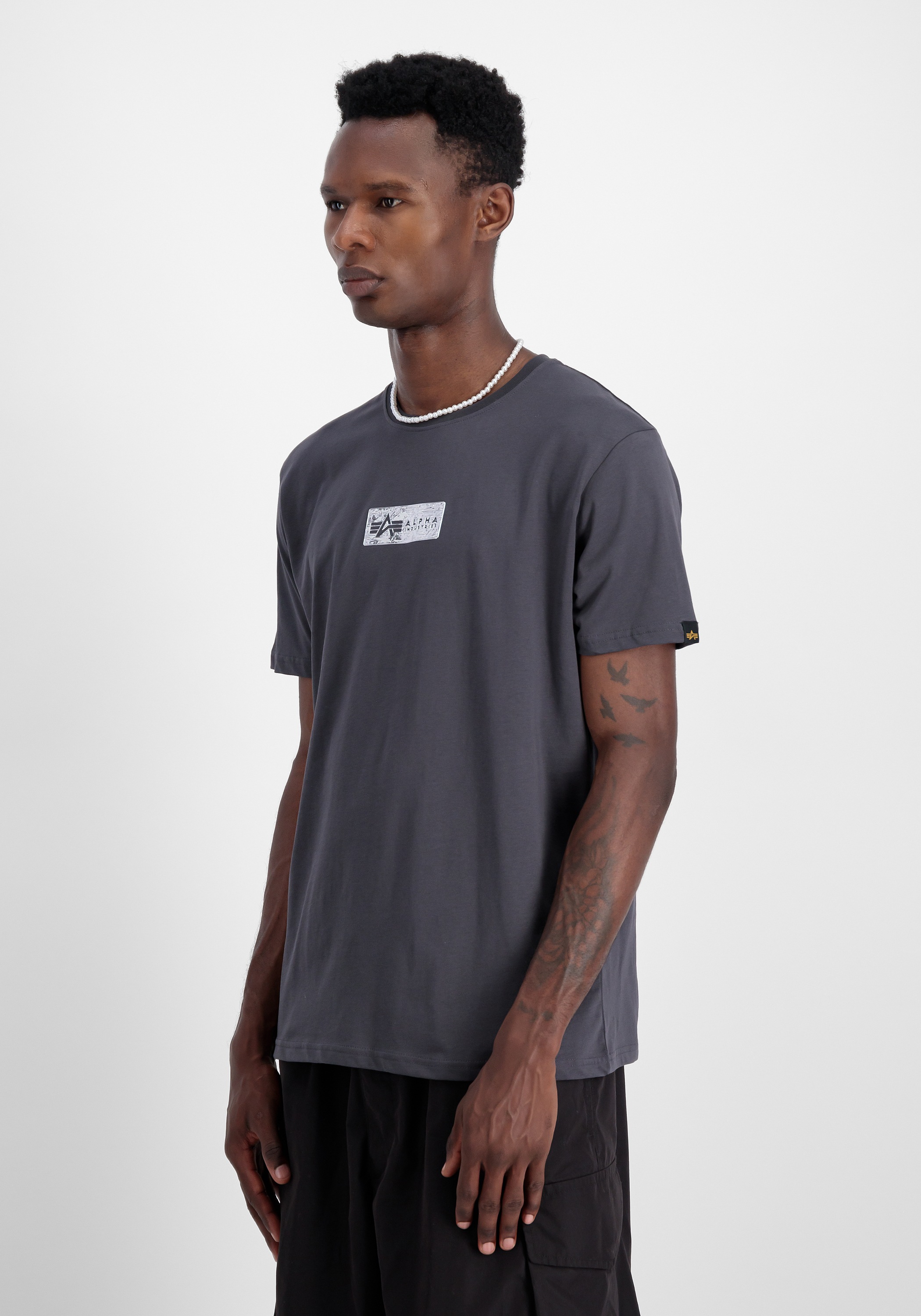 Image of Alpha Industries T-Shirt "Metal Plate T-Shirt"