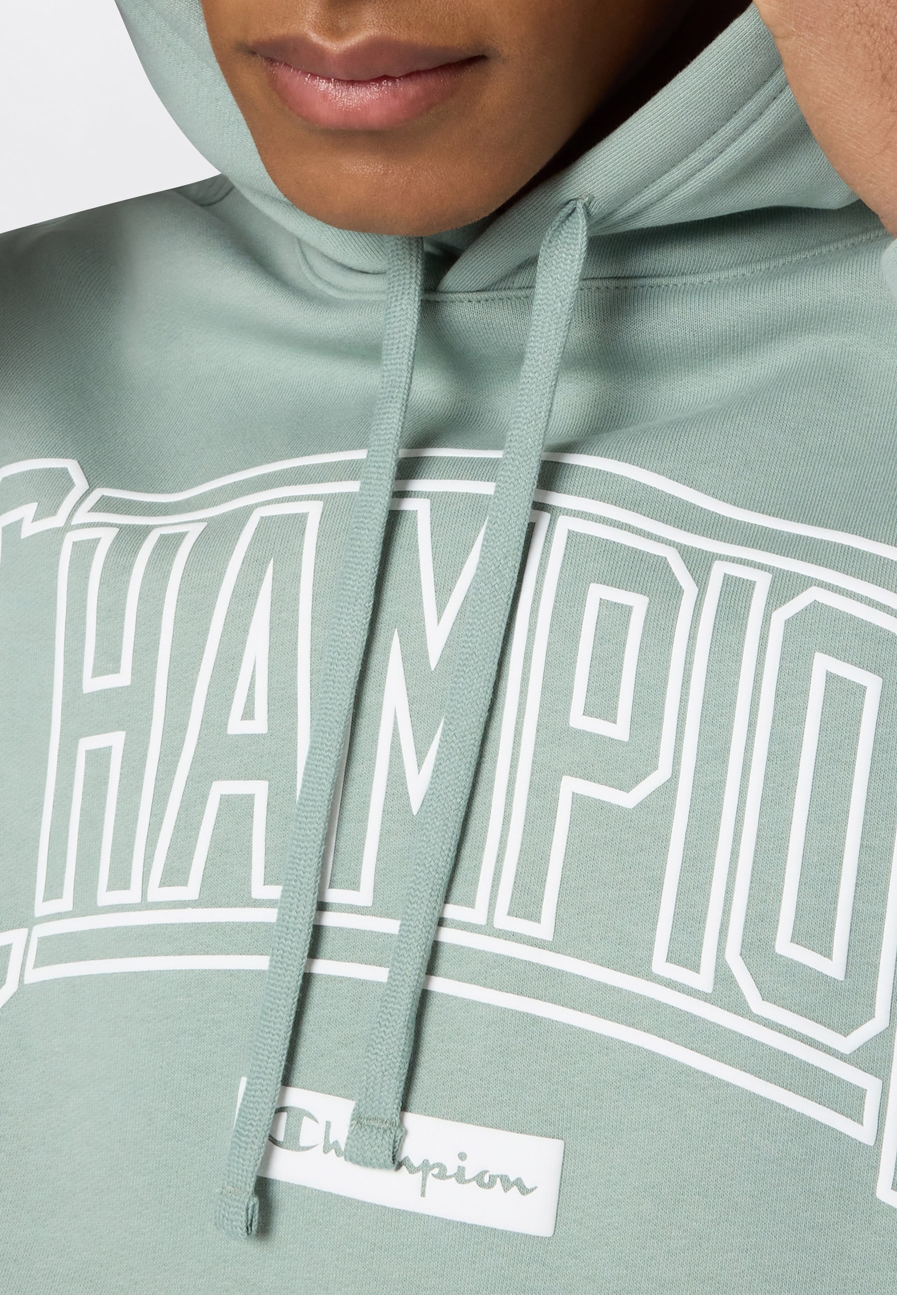 Champion Sweat à capuche »COLLEGE Relax Fit Fleece Hoodie«, avec fermeture à cordon, design à manches longues, bord droit, longueur normale
