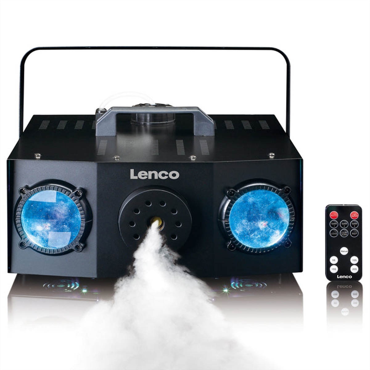 Lenco Stroboskope & Disco-Lichter »Lenco LED Vernebler LFM-220BK schwarz, mit 1L Flüssigkeit, r.c.«