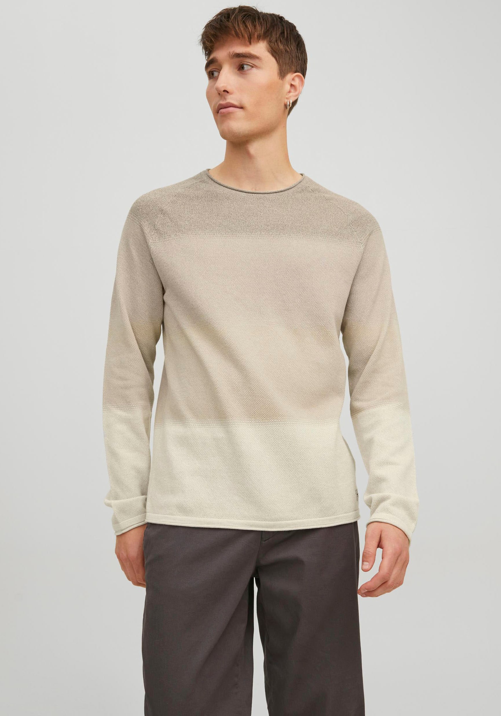 Jack & Jones Rundhalspullover »HILL KNIT«
