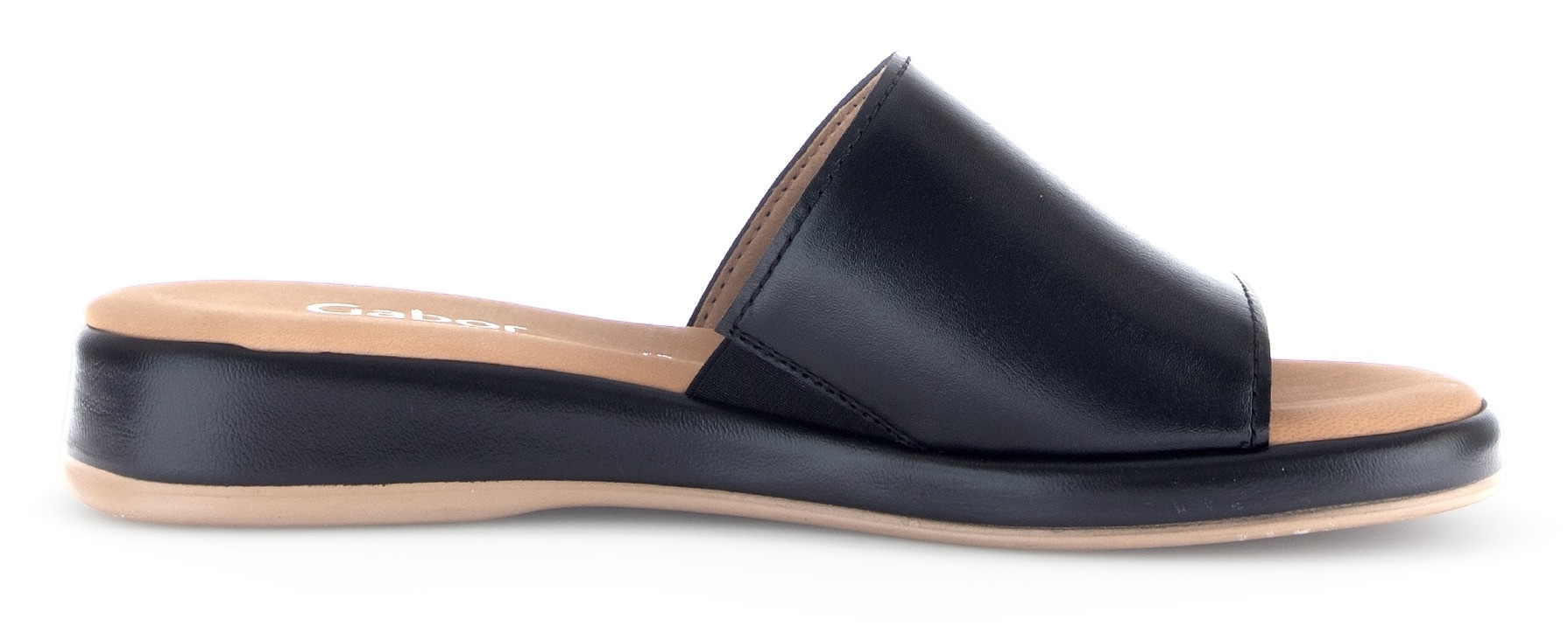 Gabor Pantolette »RHODOS«  , Sommerschuh, Komfortschuh, kleiner Stretcheinsatz, Weite G (=weit)