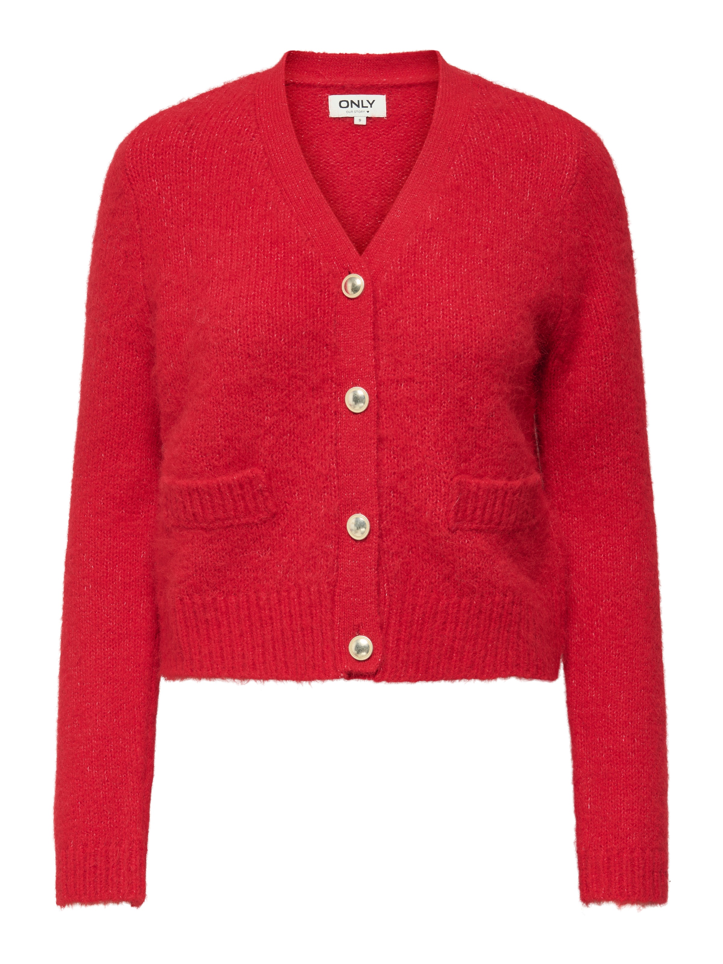 ONLY Strickjacke »ONLMAGGIE LIFE LS V-NECK CARDI CC KNT«