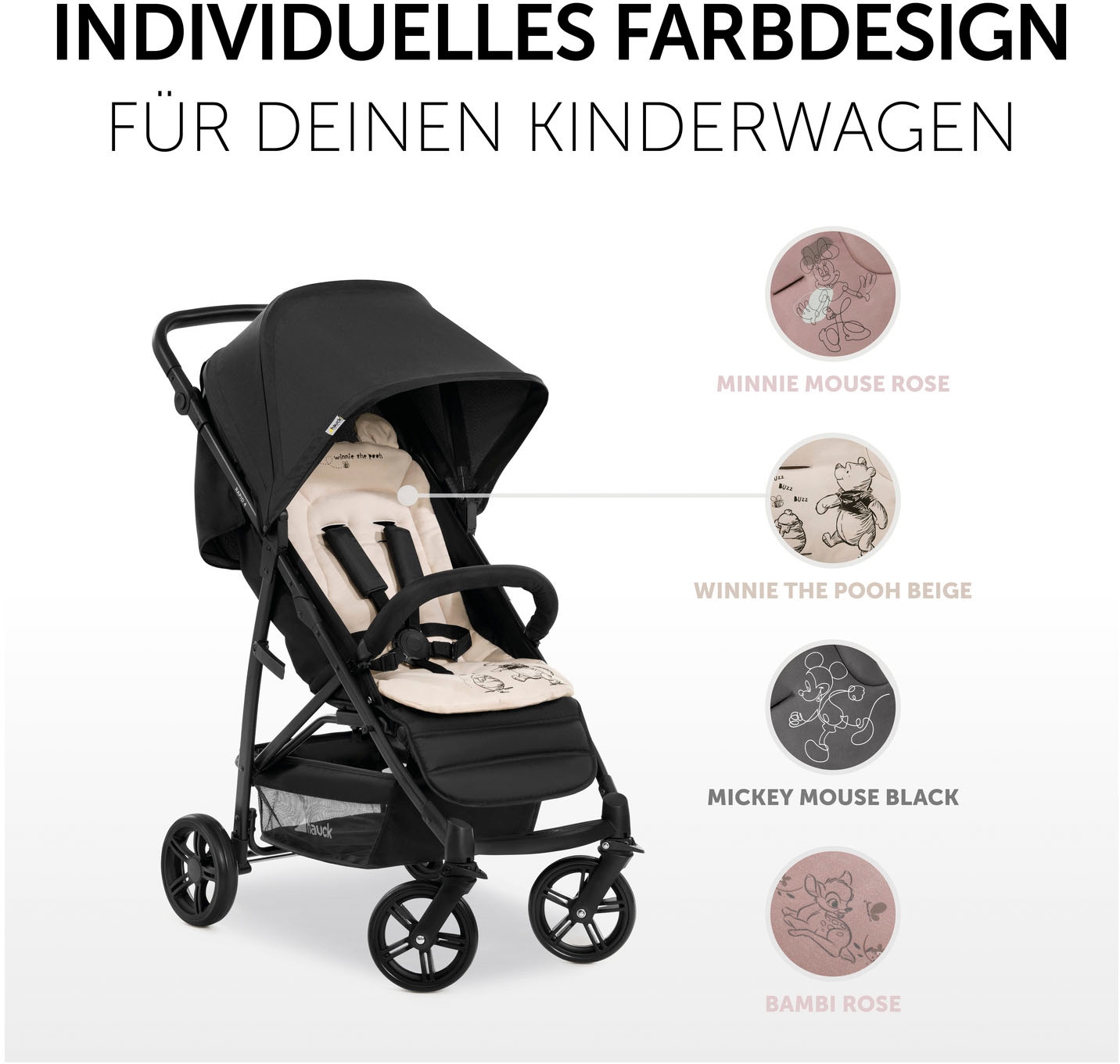 Hauck Kinderwagen-Sitzauflage »Seat Liner« kompatibel mit hauck Buggys, Kinderwagen und Fahrradanhängern