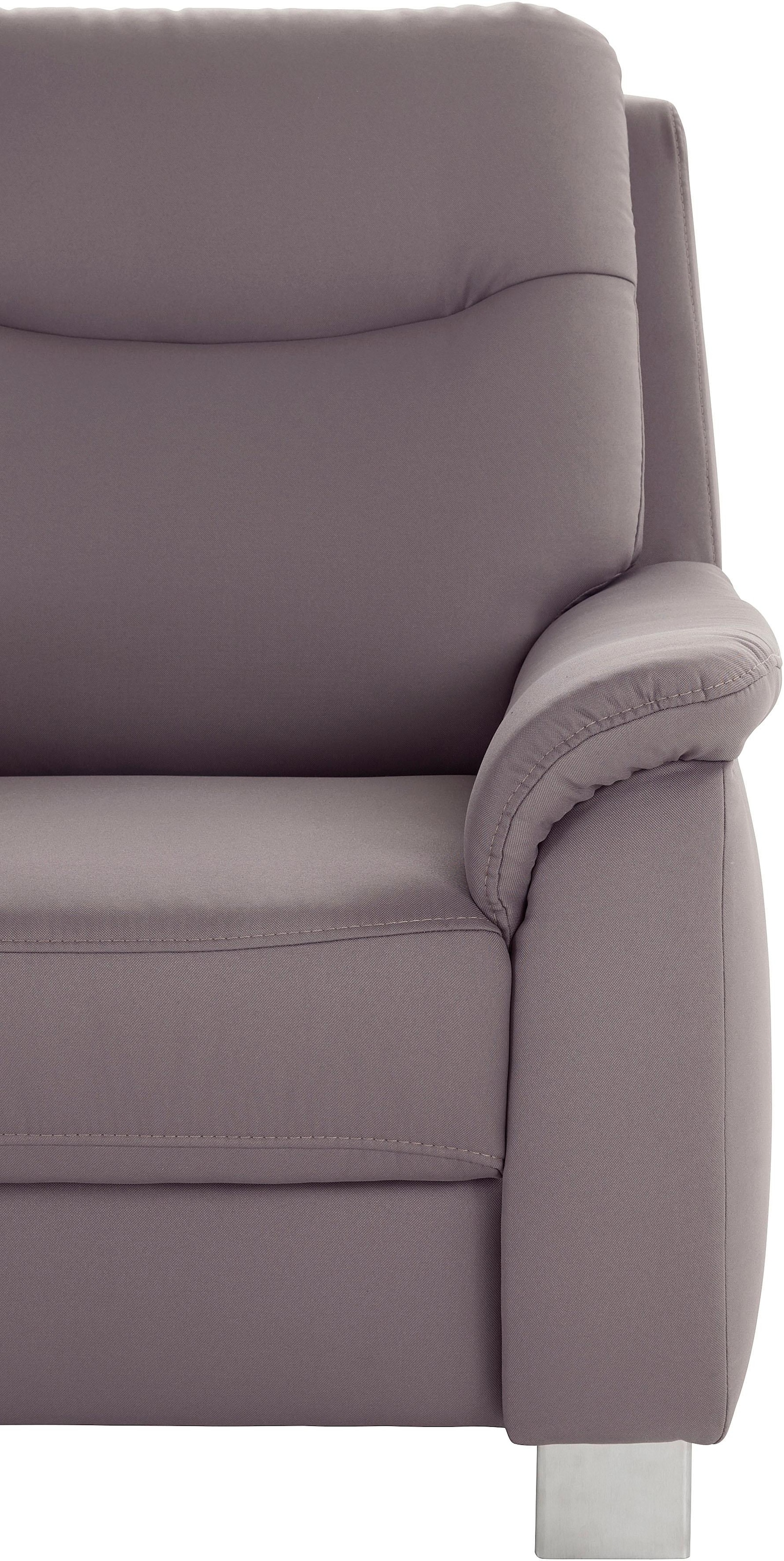 sit&more Fauteuil »Boccaccio« inklusive Federkern und Kopfteilverstellung,