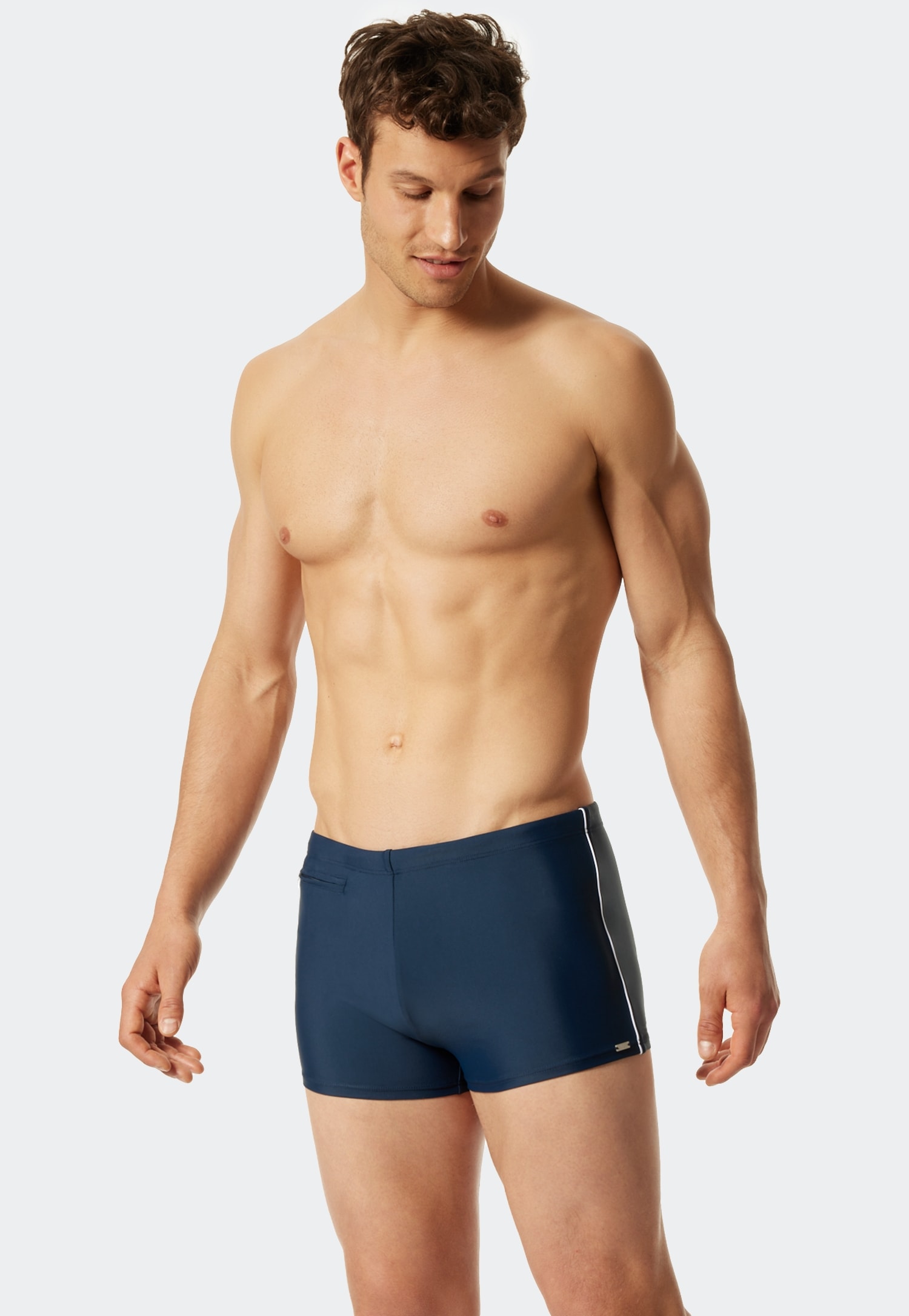 Badehose »"Nautical Casual"«, mit weissen, seitlichen Streifen