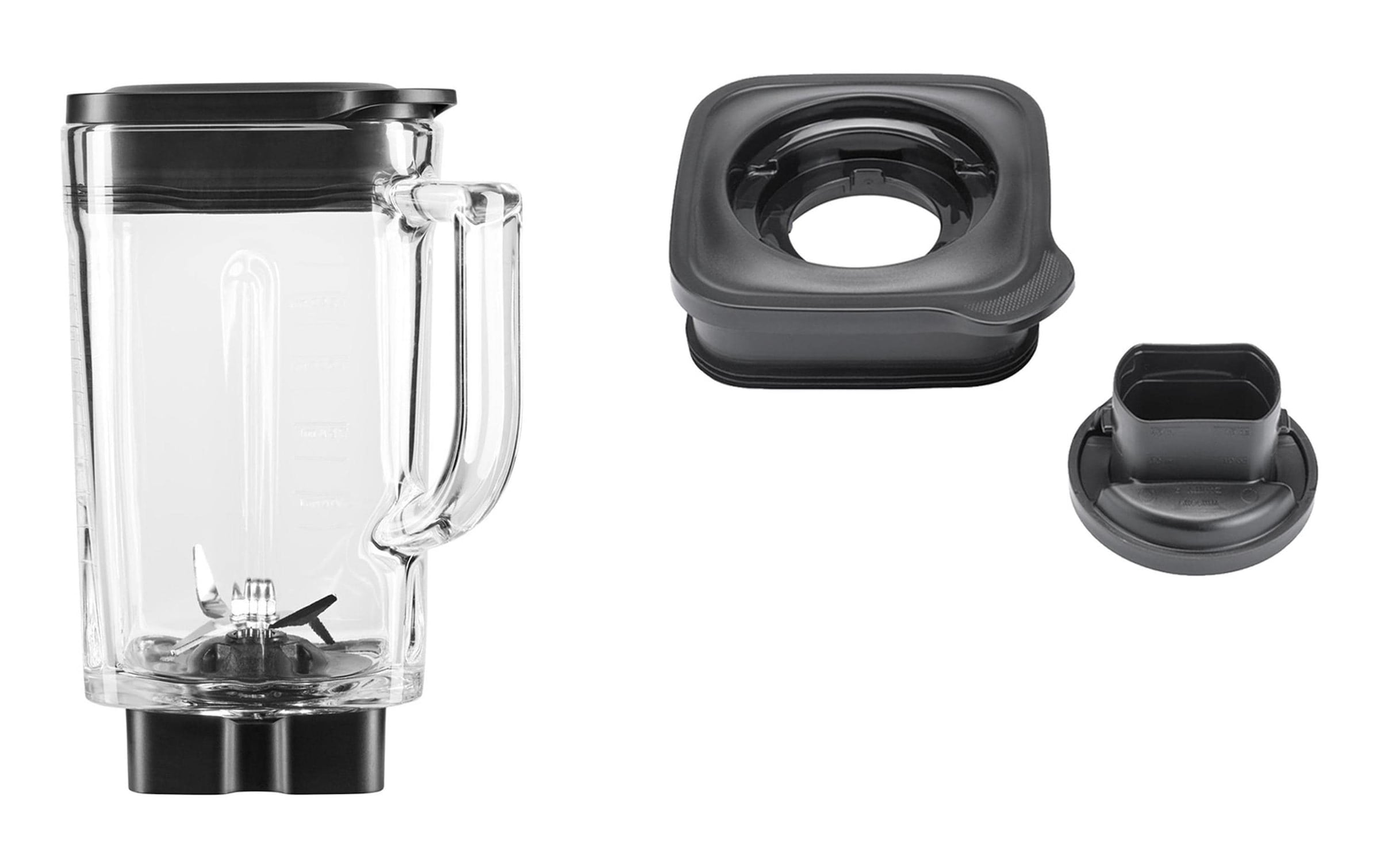 KitchenAid Zerkleinereraufsatz »K400 1,4 l« Robuster Glas-Mixbehälter für perfekte Ergebnisse