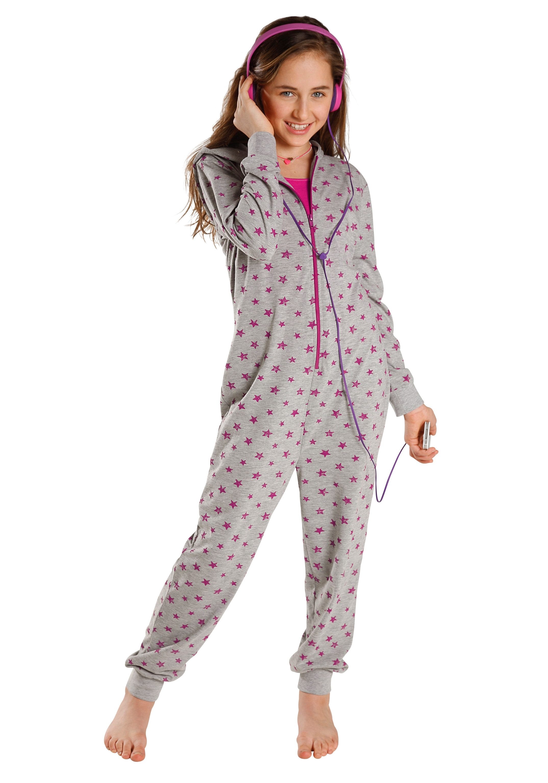 Overall, zum ♕ allover fleur auf petite versandkostenfrei Einteiler bedruckt Relaxen, toller