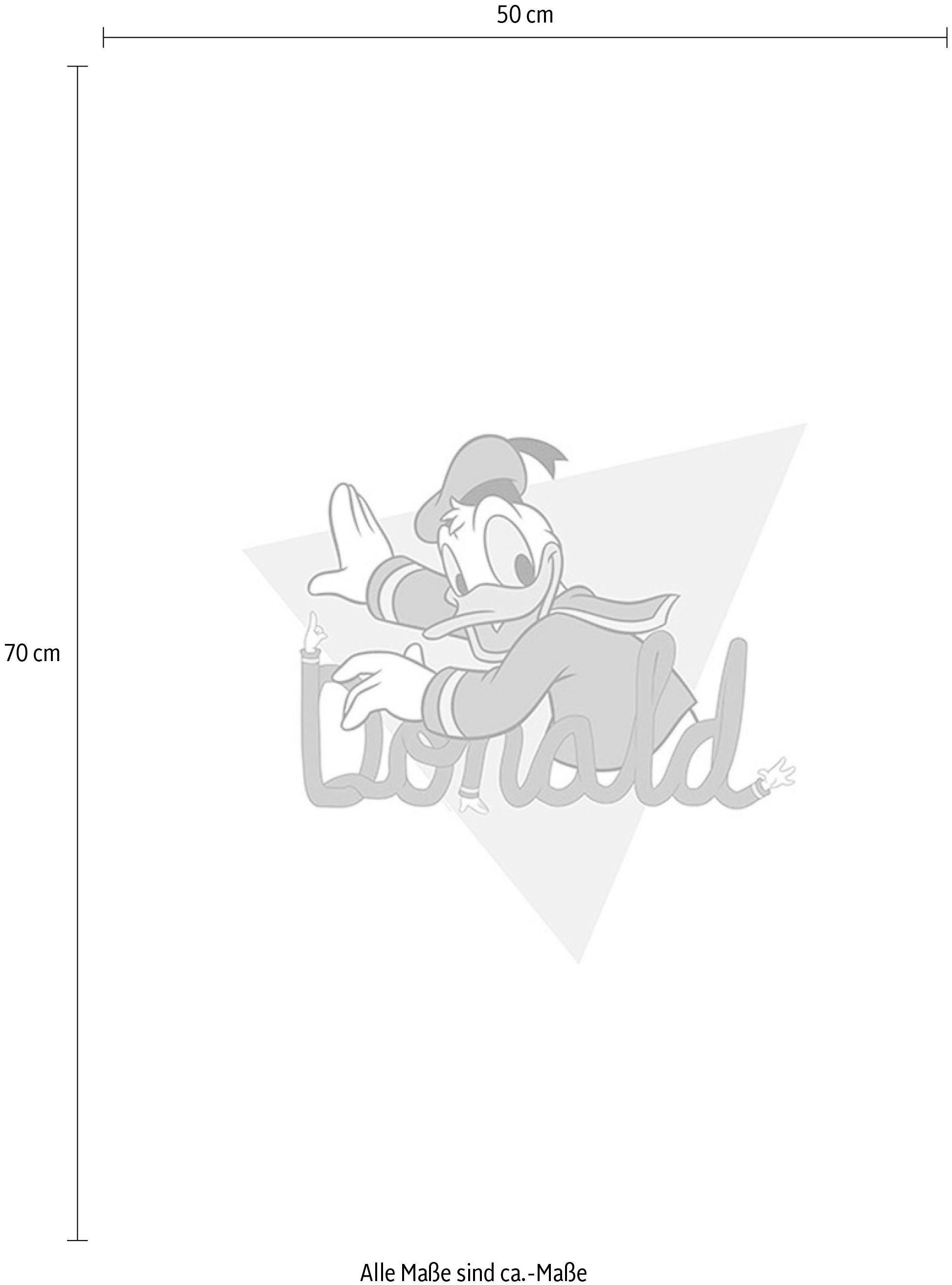 Komar Bild »Donald Duck Triangle«, Disney, (1 St.), Wandbild zur Dekoration im Kinderzimmer - ohne Rahmen
