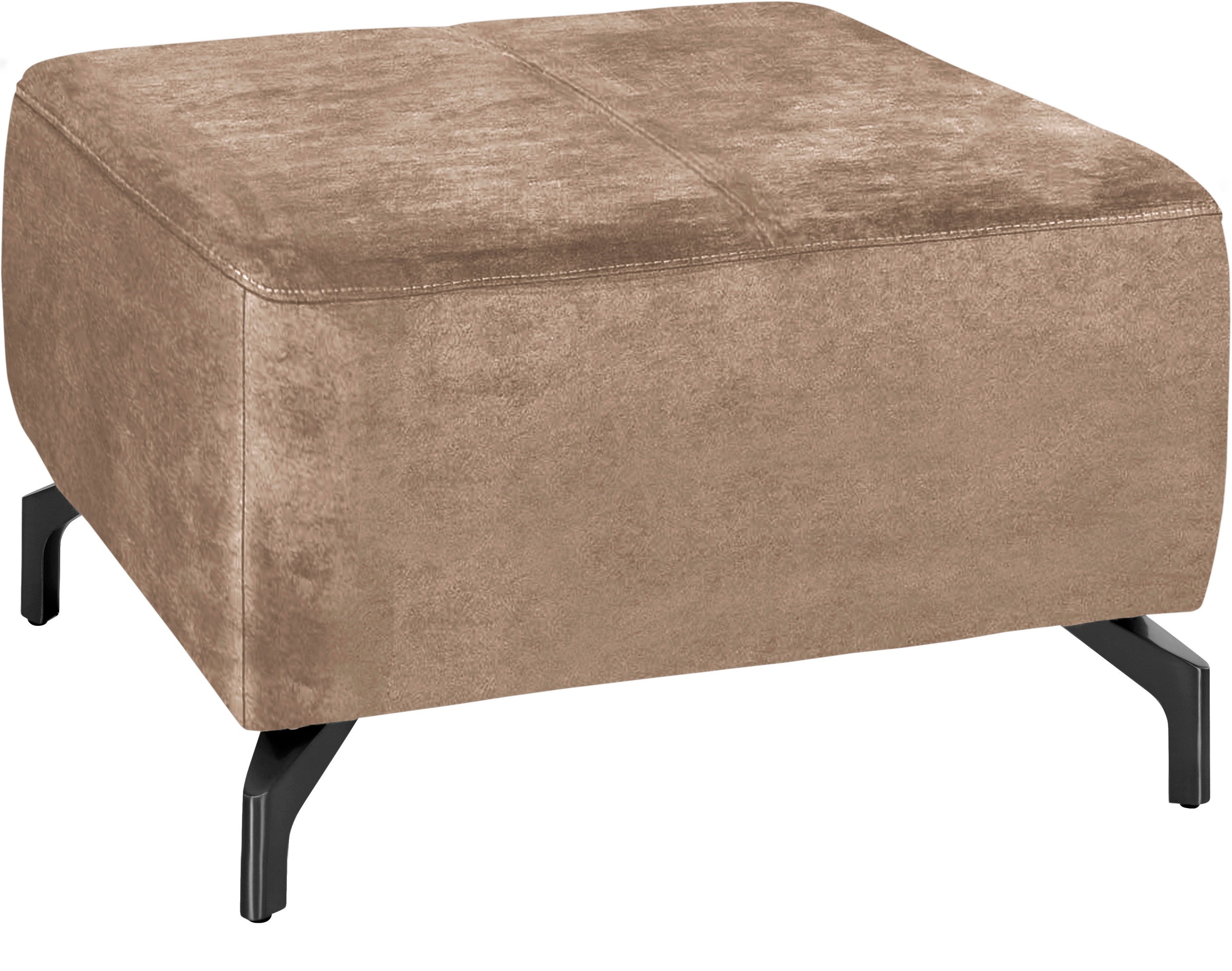 sit&more Tabouret »Gizeh« Fusshöhe 12 cm, wahlweise in 2 unterschiedlichen Fussfarben