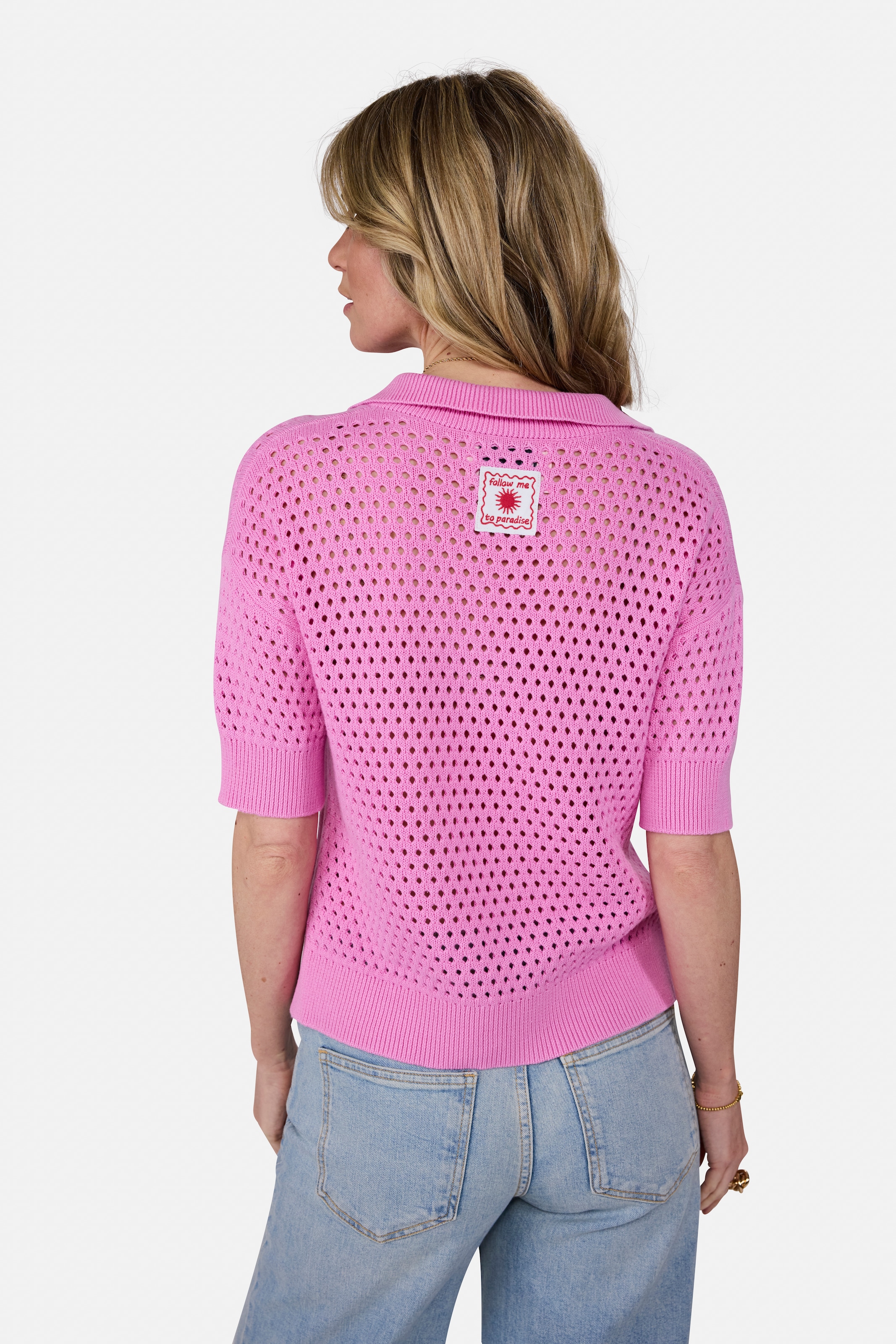 Lieblingsstück Strickpullover »PinsaL«, mit Polokragen