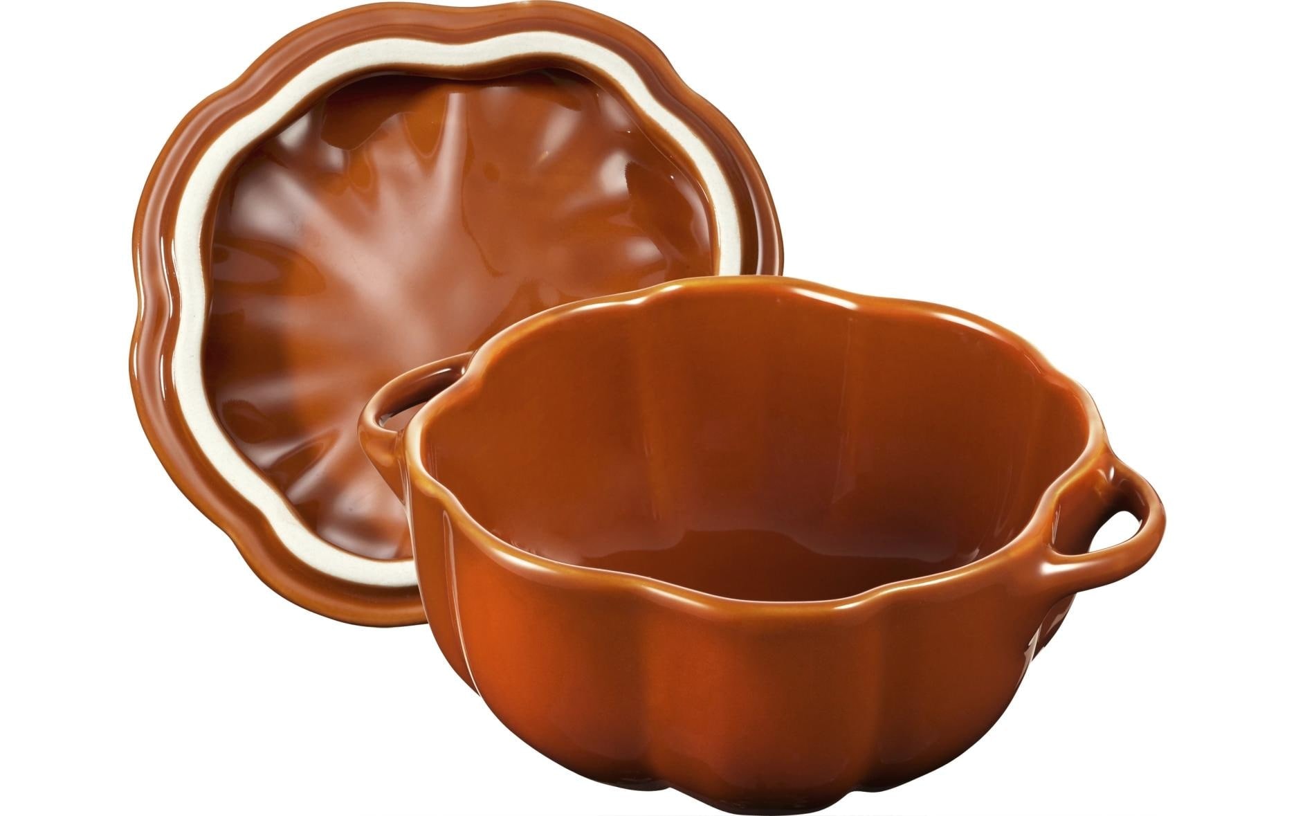 STAUB Bräter »Cocotte Kürbis 12 cm, 0.5 l« Gusseisen