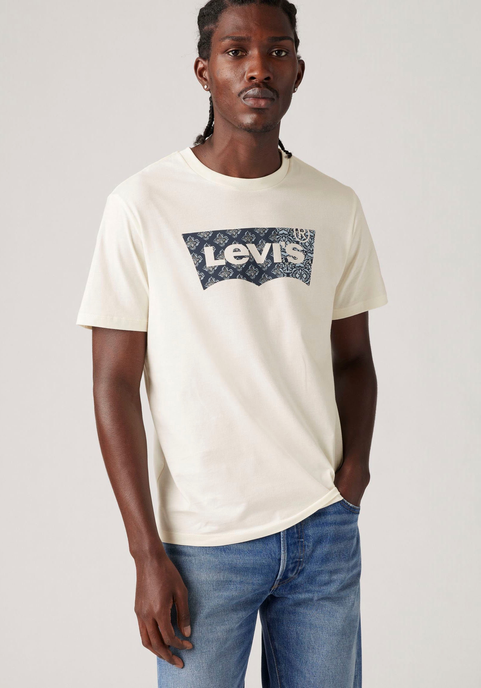 Levi's® T-Shirt »Batwing Logo Tee«, mit Logo-Front-Print