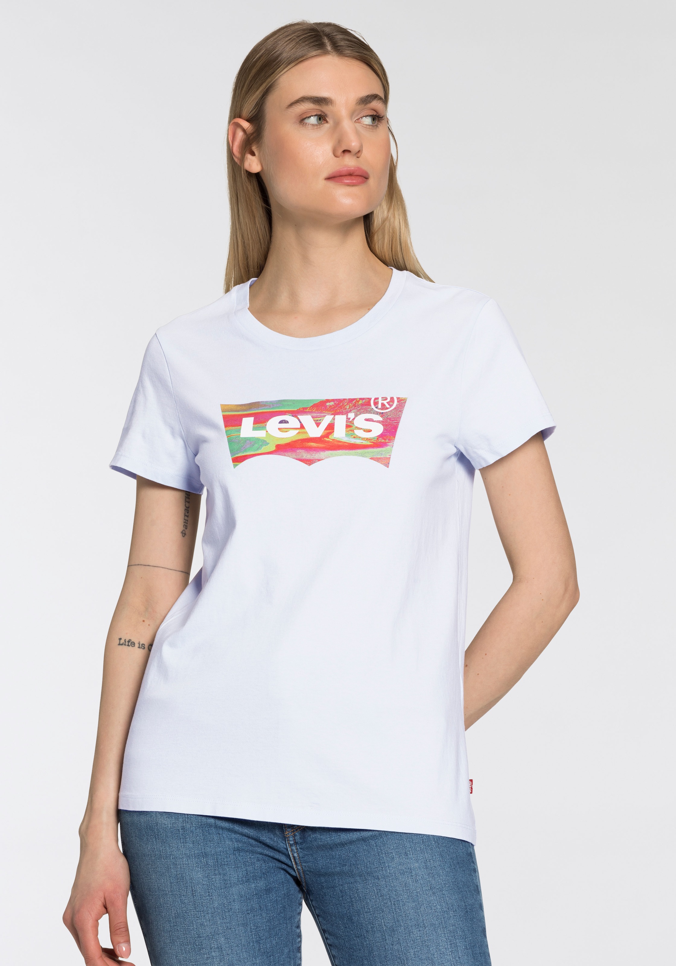 Image of Levi's® T-Shirt »THE PERFECT TEE«, mit Batwing-Druck bei Ackermann Versand Schweiz