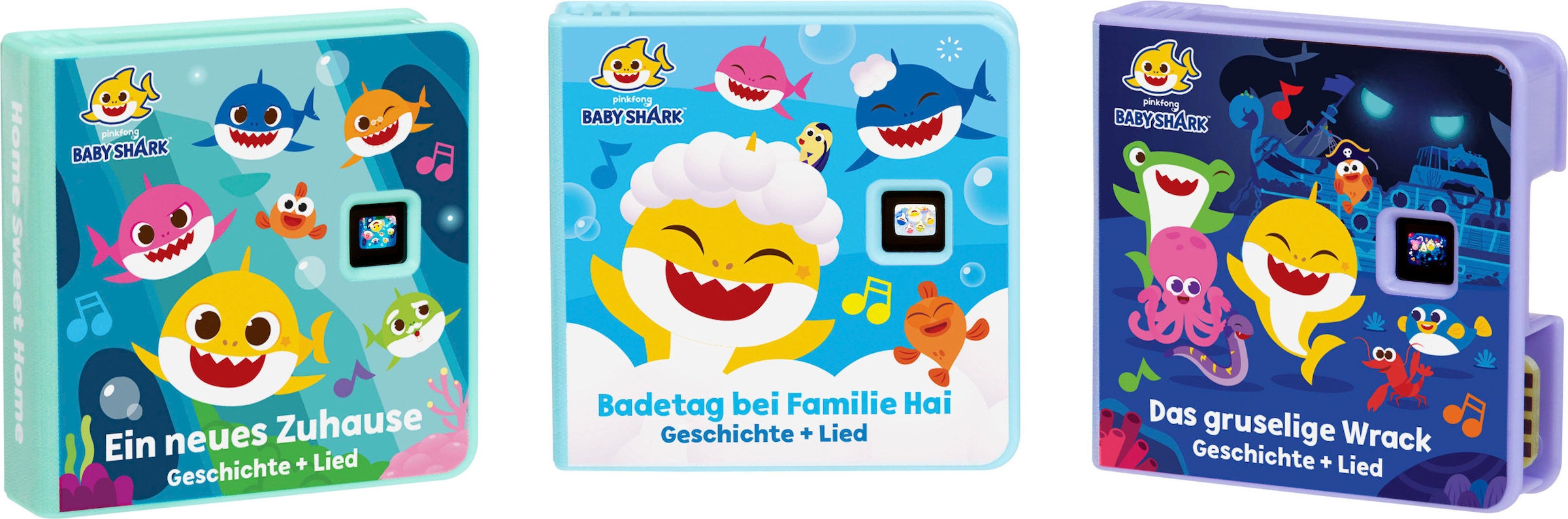 Little Tikes® Cassette de feuilleton audio »Story Dream Machine, Grosser Hai, Kleiner Hai Familien-Kollektion« passend für Story Dream Machine