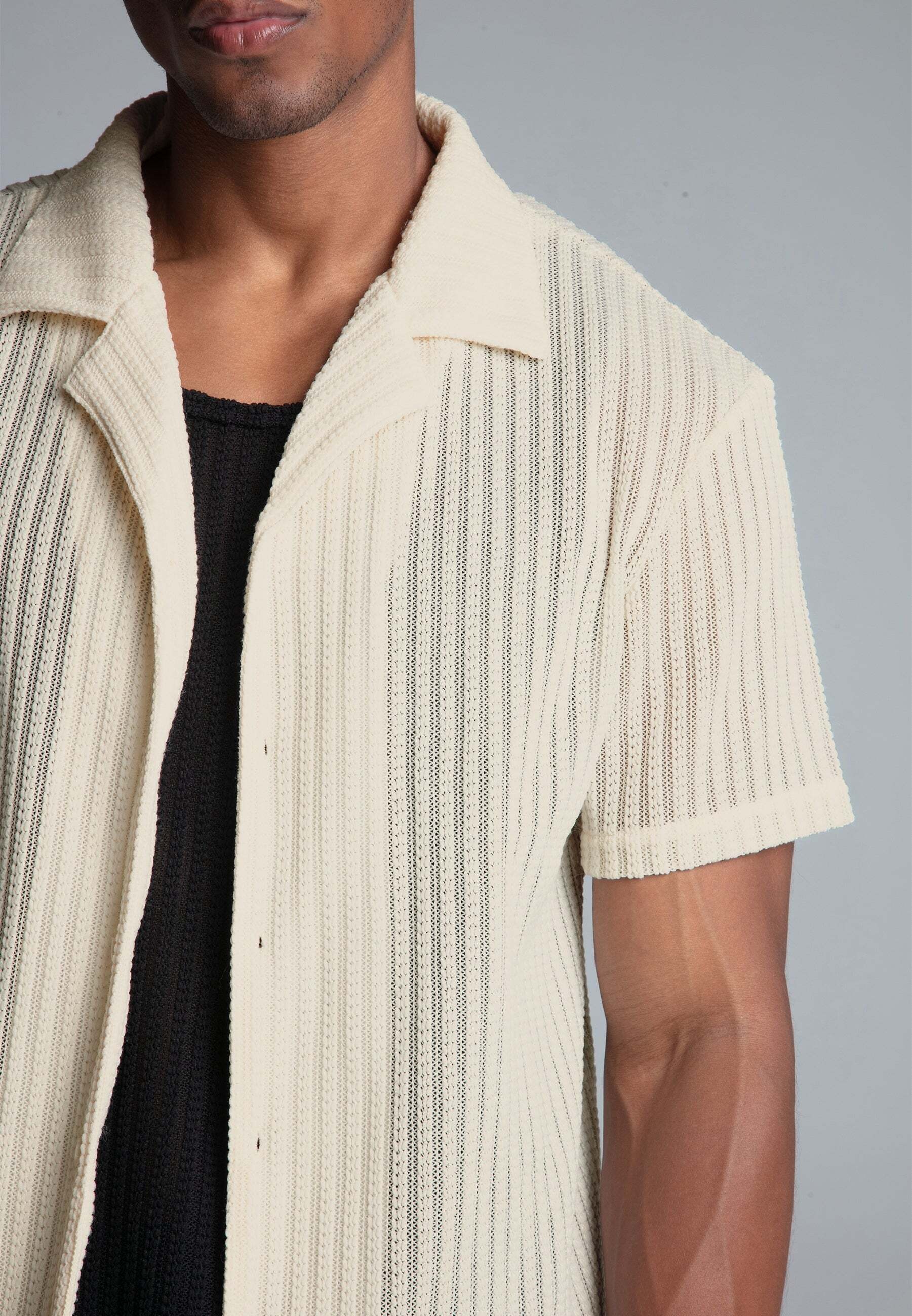 Siksilk Kurzarmhemd »Siksilk Kurzarmhemd Textured Resort Shirt«