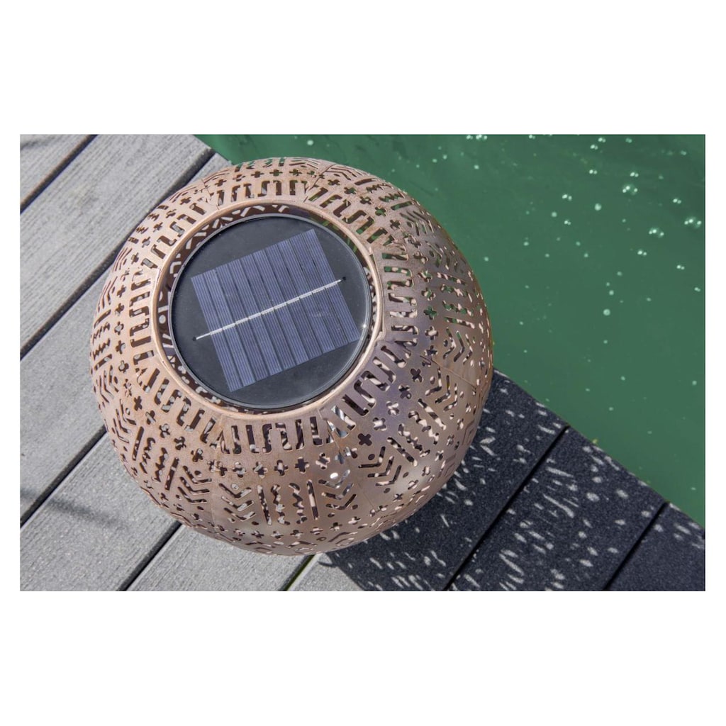 STT LED Gartenleuchte »Solar Antic Ball Boho«
