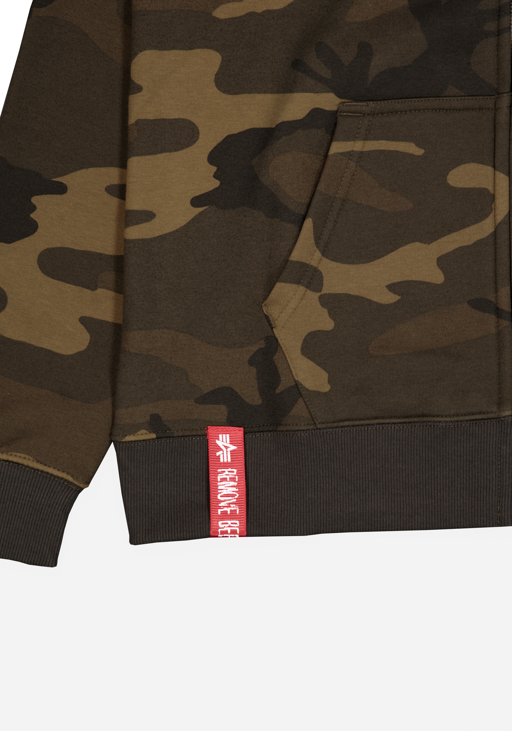 Alpha Industries Hoodie »Basic Zip Hoodie Camo Kapuzensweatshirt«