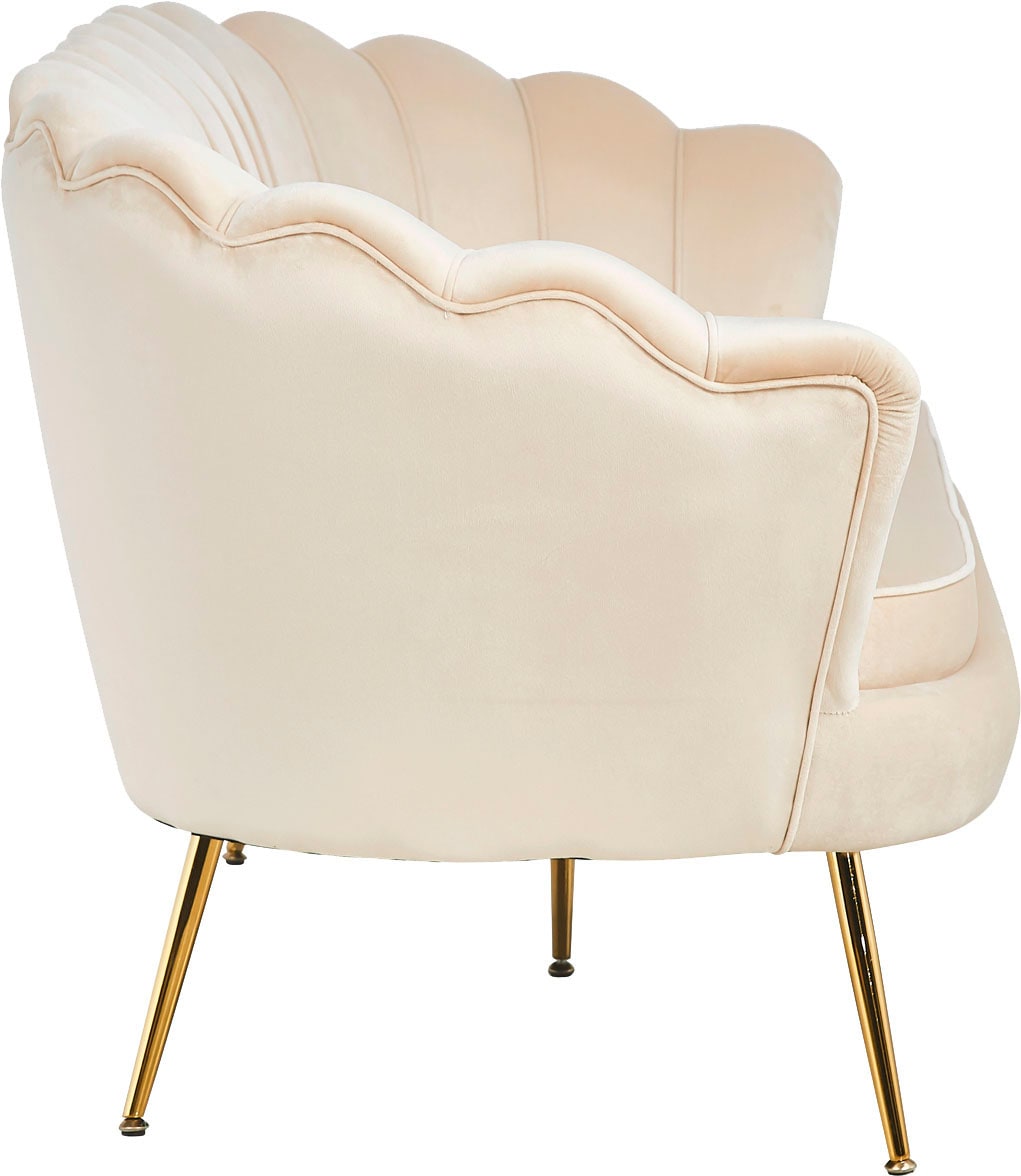 SalesFever 3-Sitzer »Clam Komfortsofa«, Extravagantes Muscheldesign: 180 cm Breite
