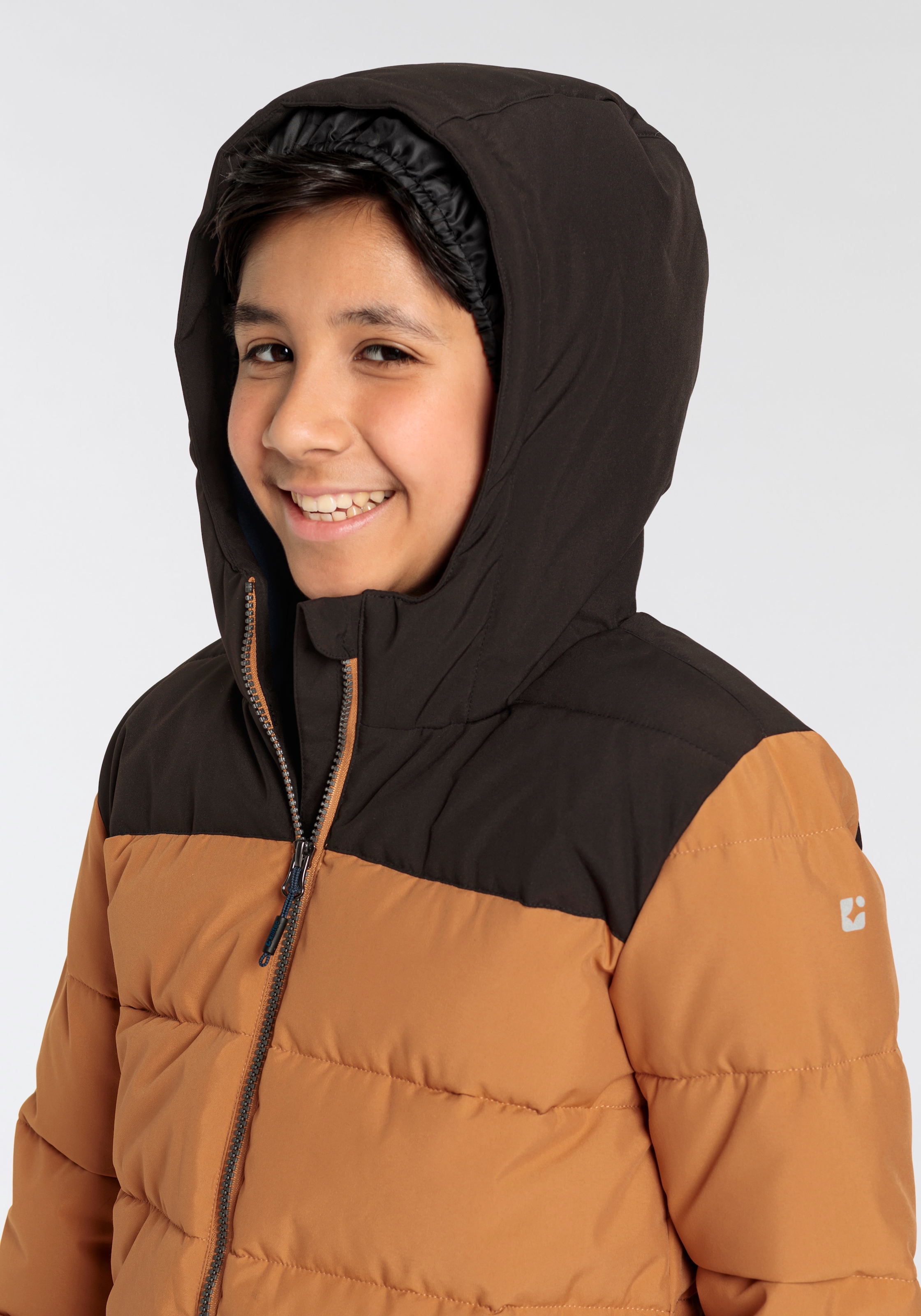 Killtec Winterjacke »KW 1 BYS JCKT OT - für Kinder«, mit Kapuze, Winddicht & Wasserabweisend & Atmungsaktiv